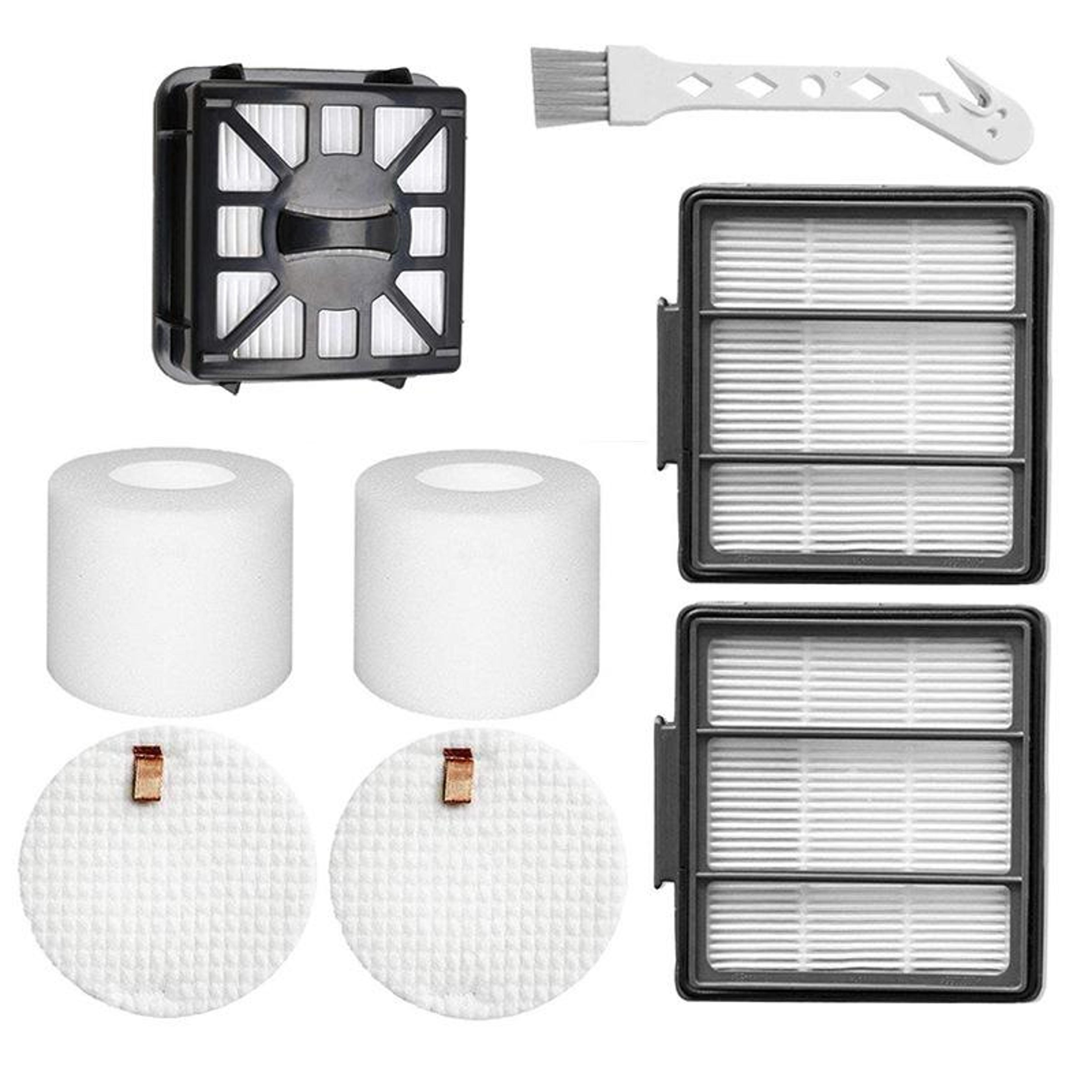 shark iq replacement filter set 8 piece robot vacuum filter kit for r101ae r101 rv1001
