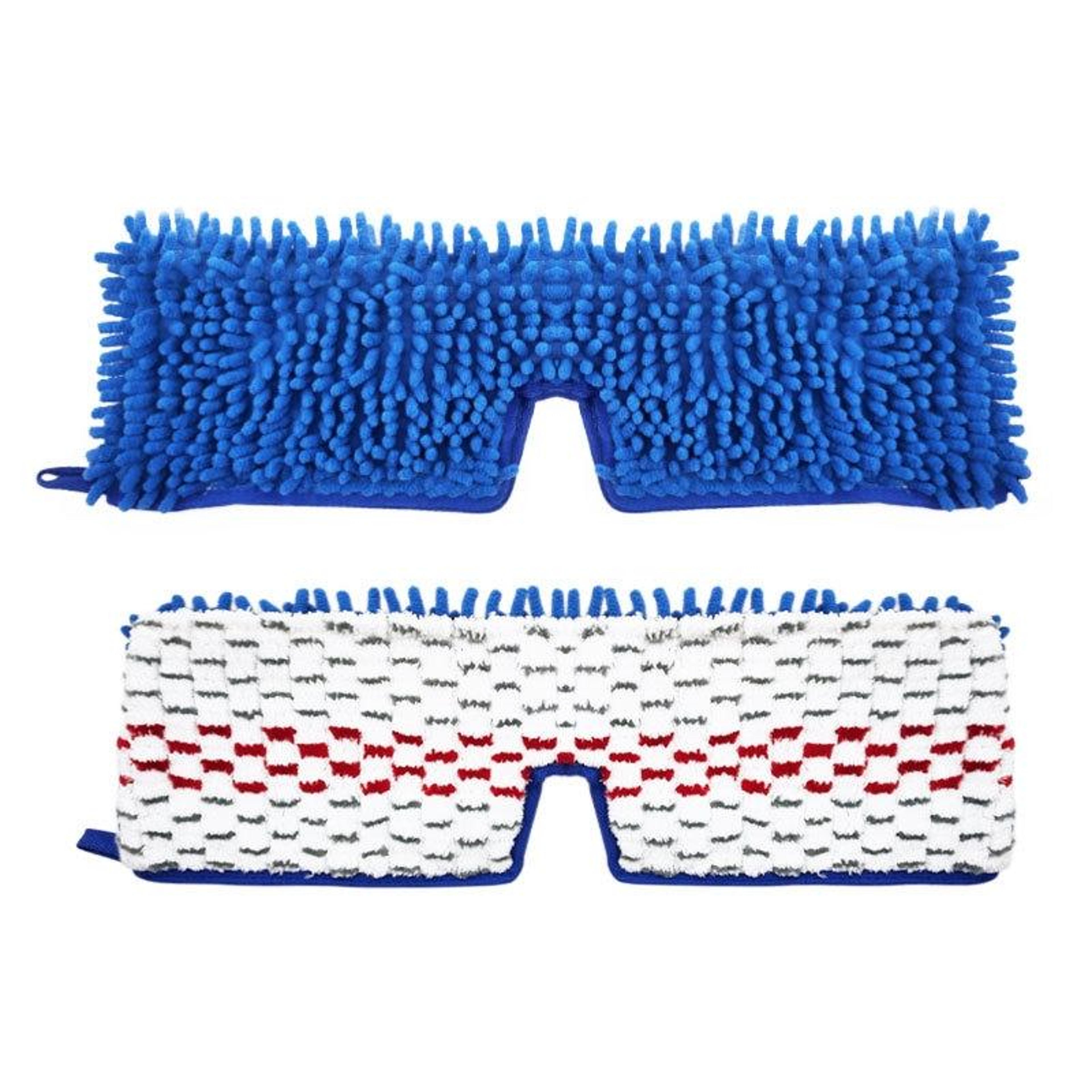 2 pack o cedar mop replacement pad washable chenille microfiber wet and dry mop covers