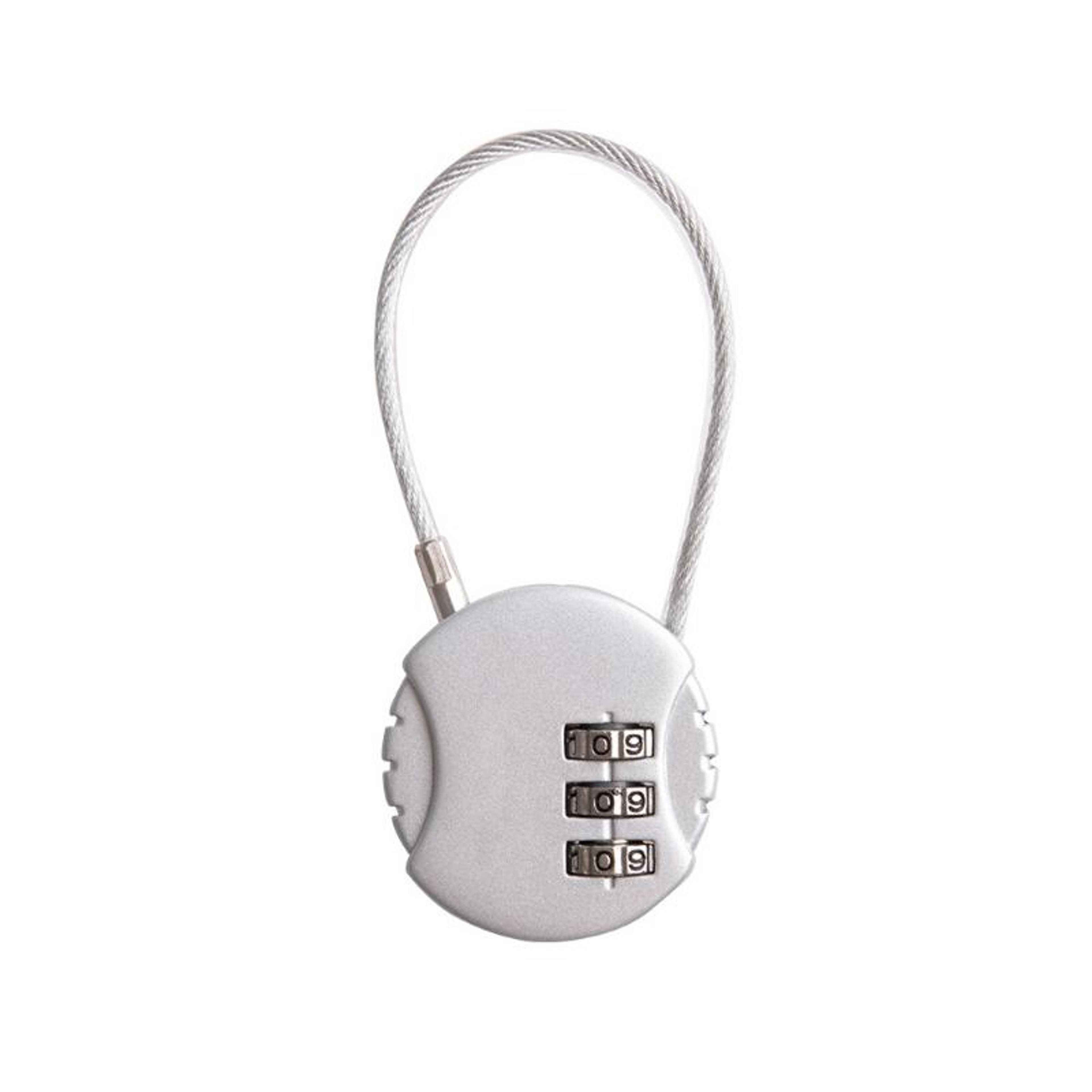 steel cable combination padlock for luggage gym locker bicycle security lock