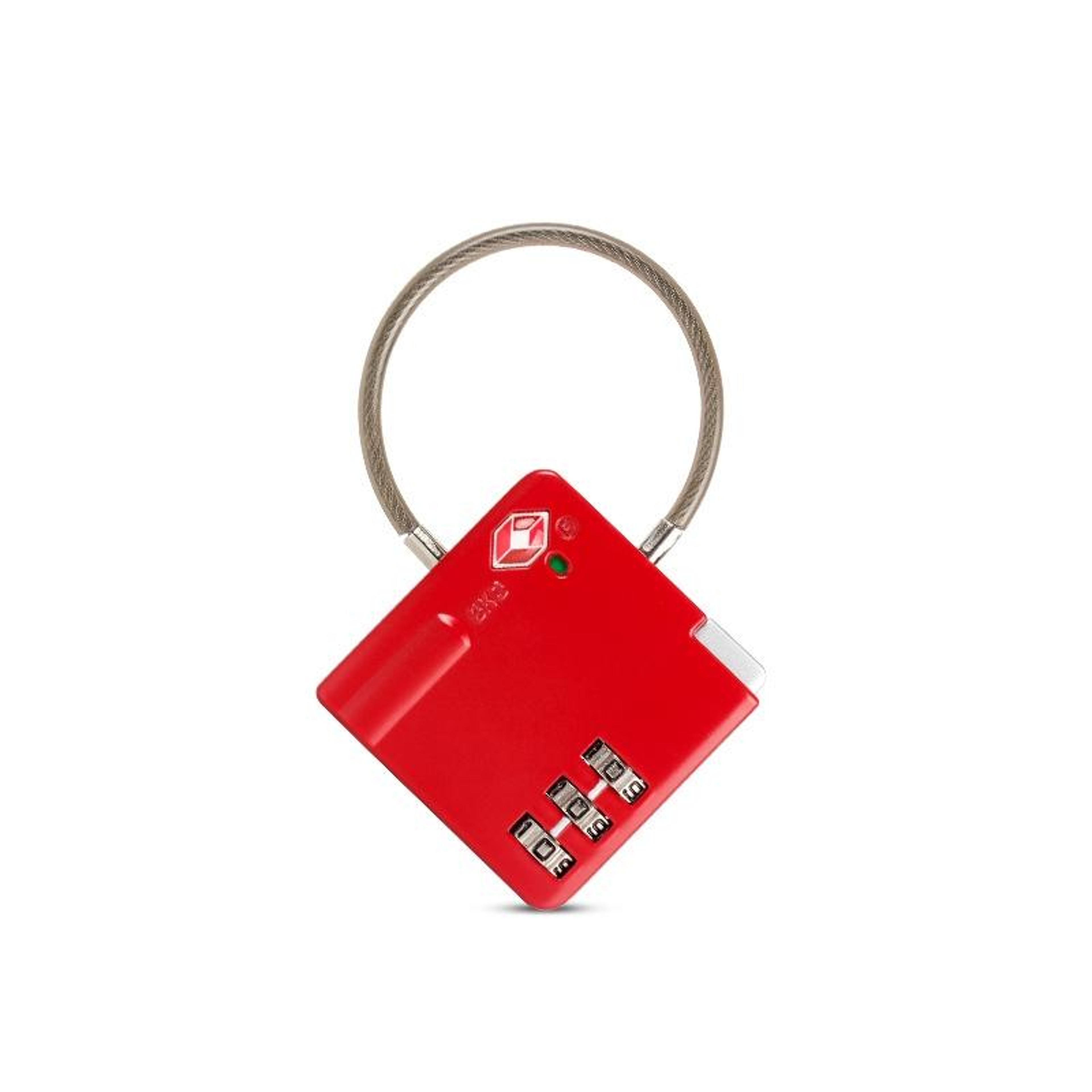 tsa luggage lock travel combination lock anti theft wire cable padlock for suitcases backpacks and lockers