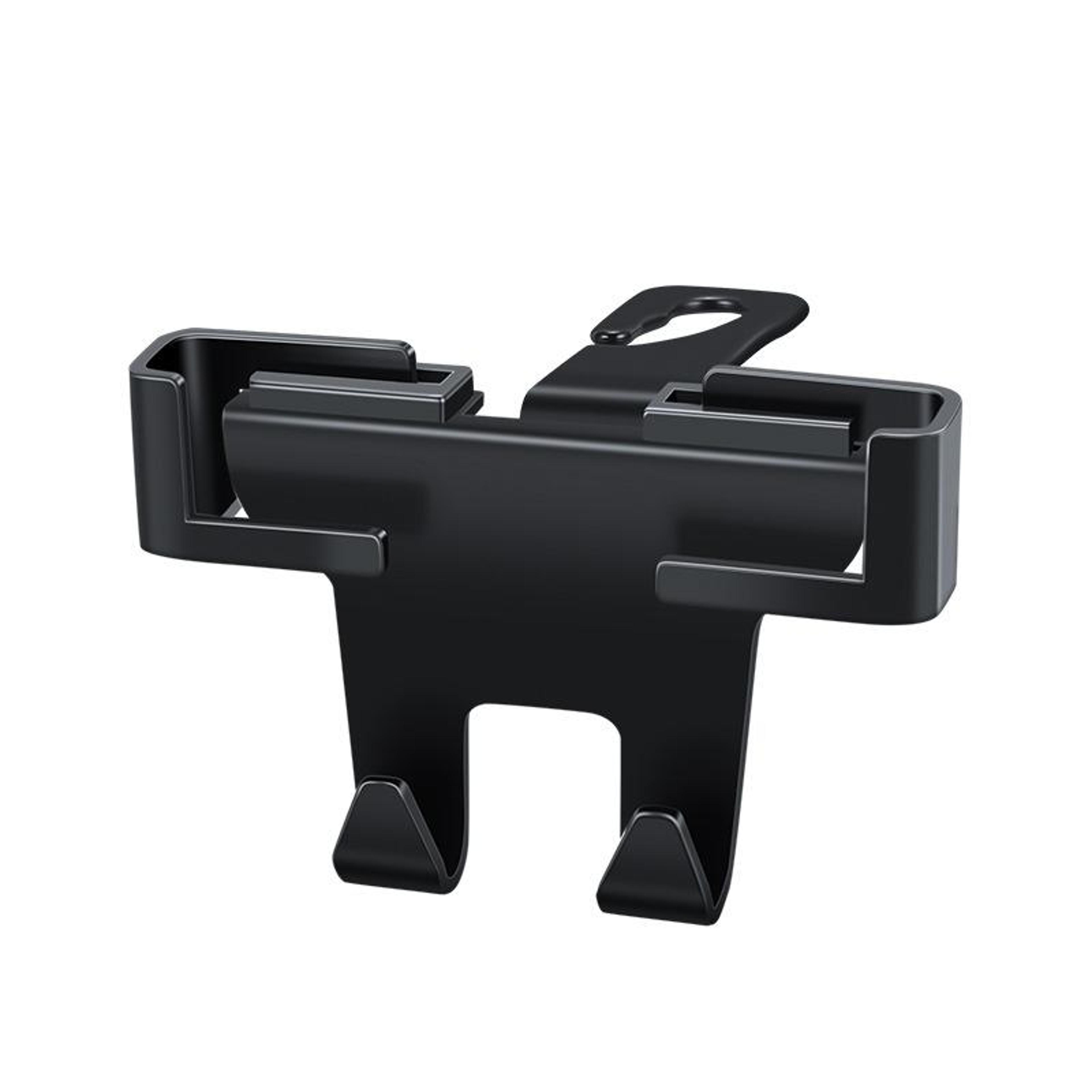 2 in 1 car headrest hook and car phone holder seat organizer