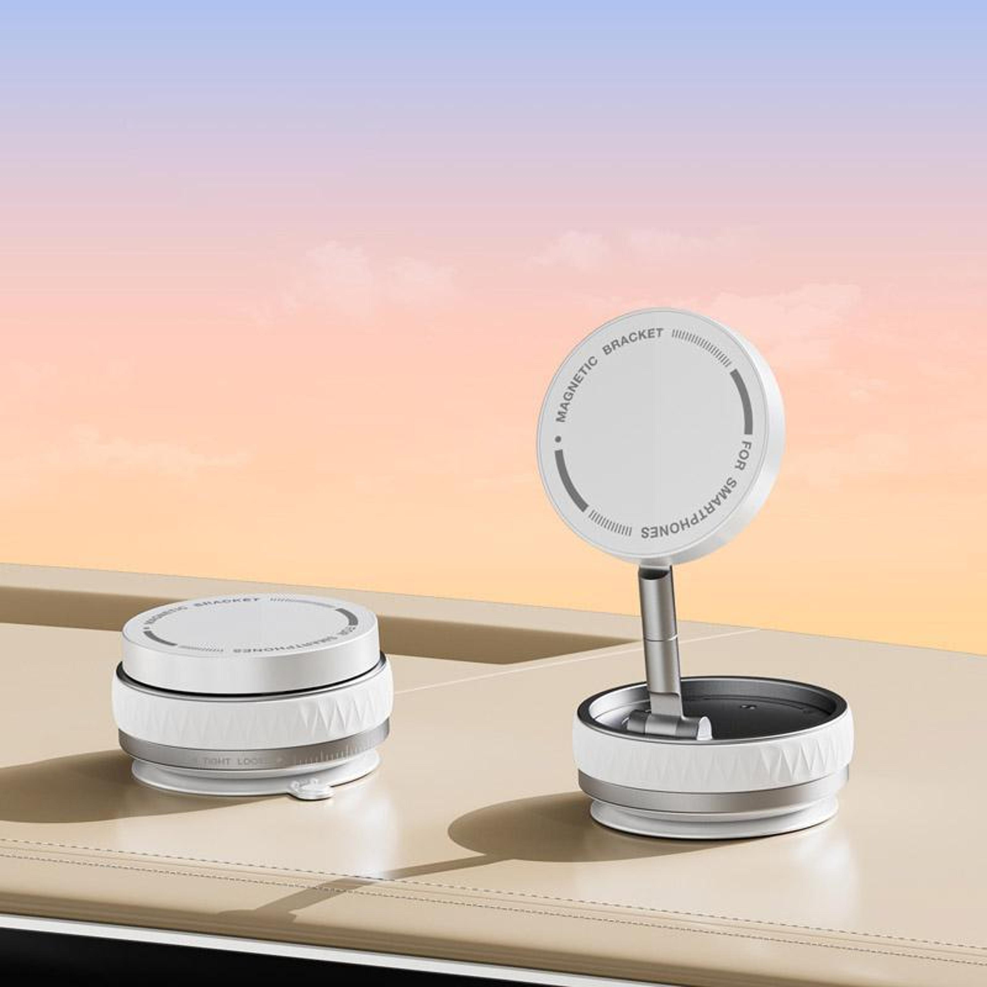 k10b magnetic car phone holder vacuum rotatable foldable dashboard phone mount