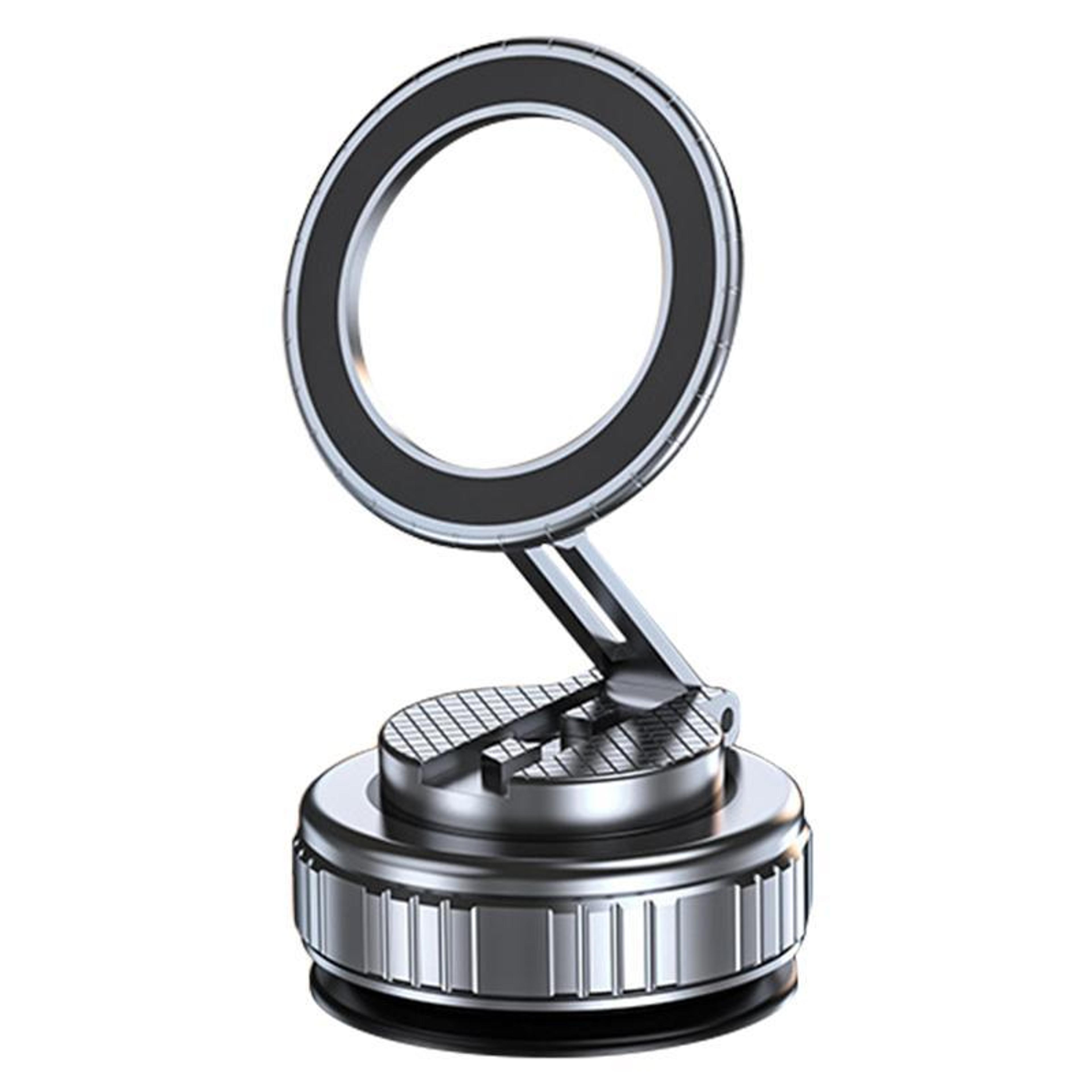 g712 magnetic car phone holder vacuum phone mount foldable 360 rotating stand