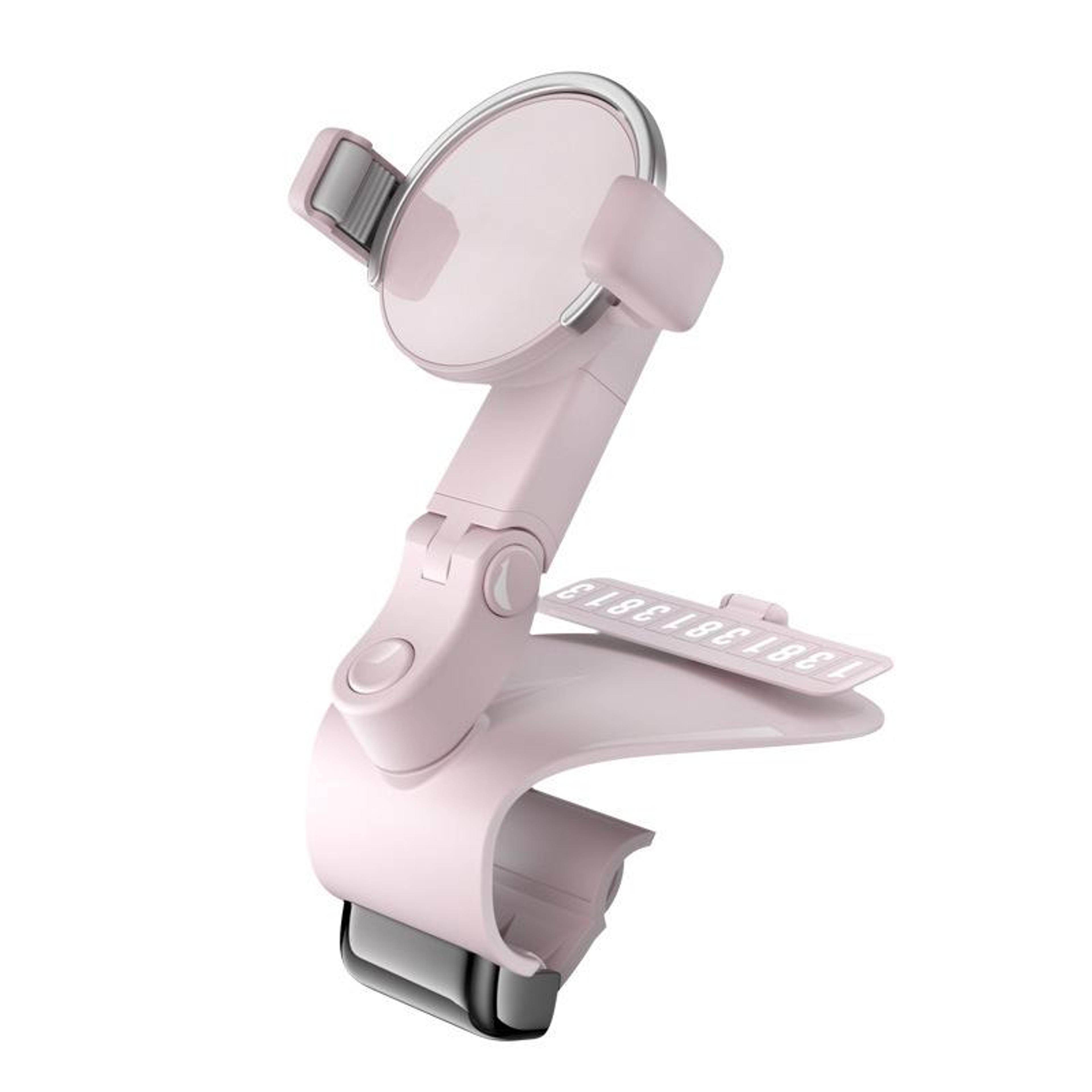 360 rotating car phone holder dashboard mount with parking number plate for all smartphones