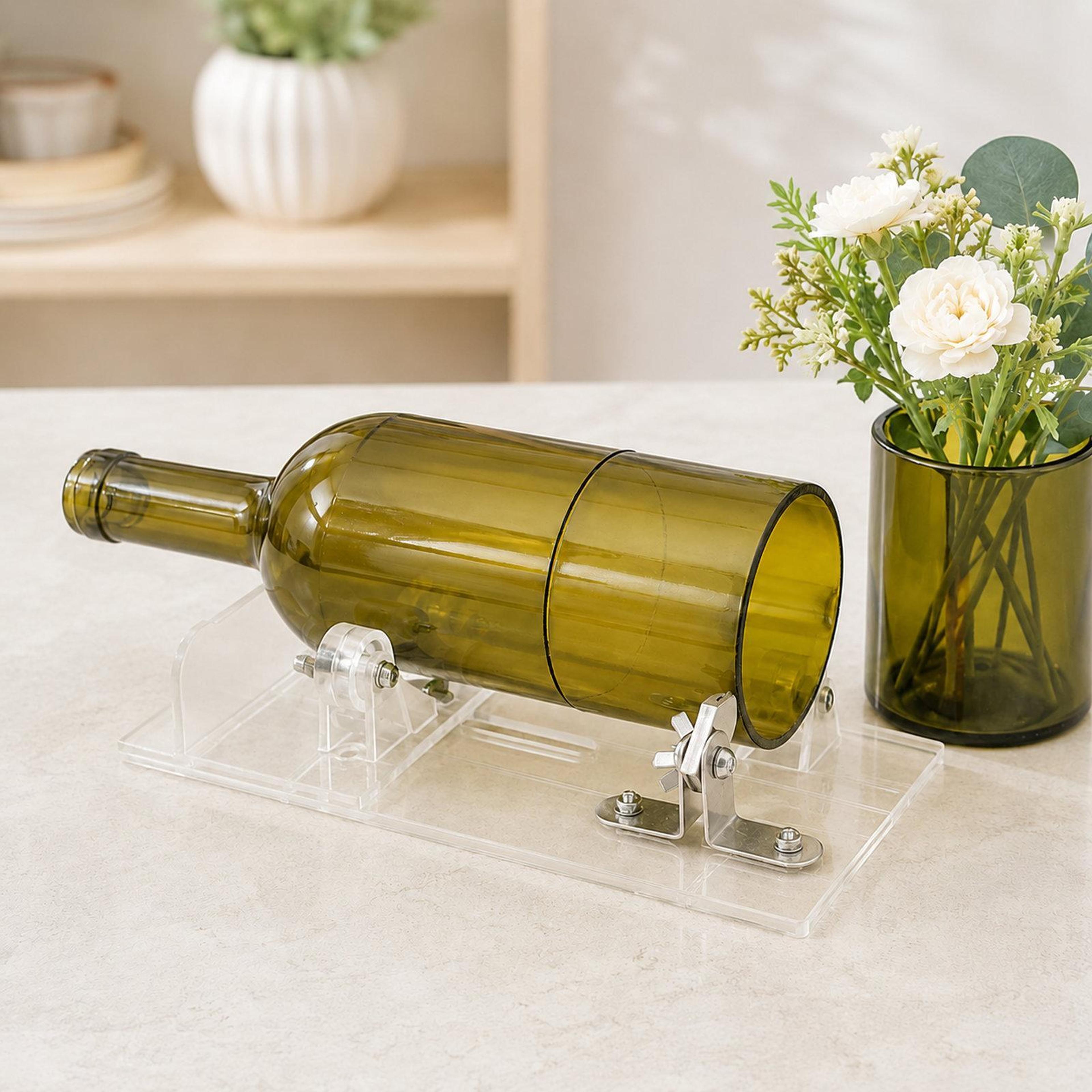 dual purpose glass bottle cutter adjustable bottle cutting tool for diy wine bottle crafts