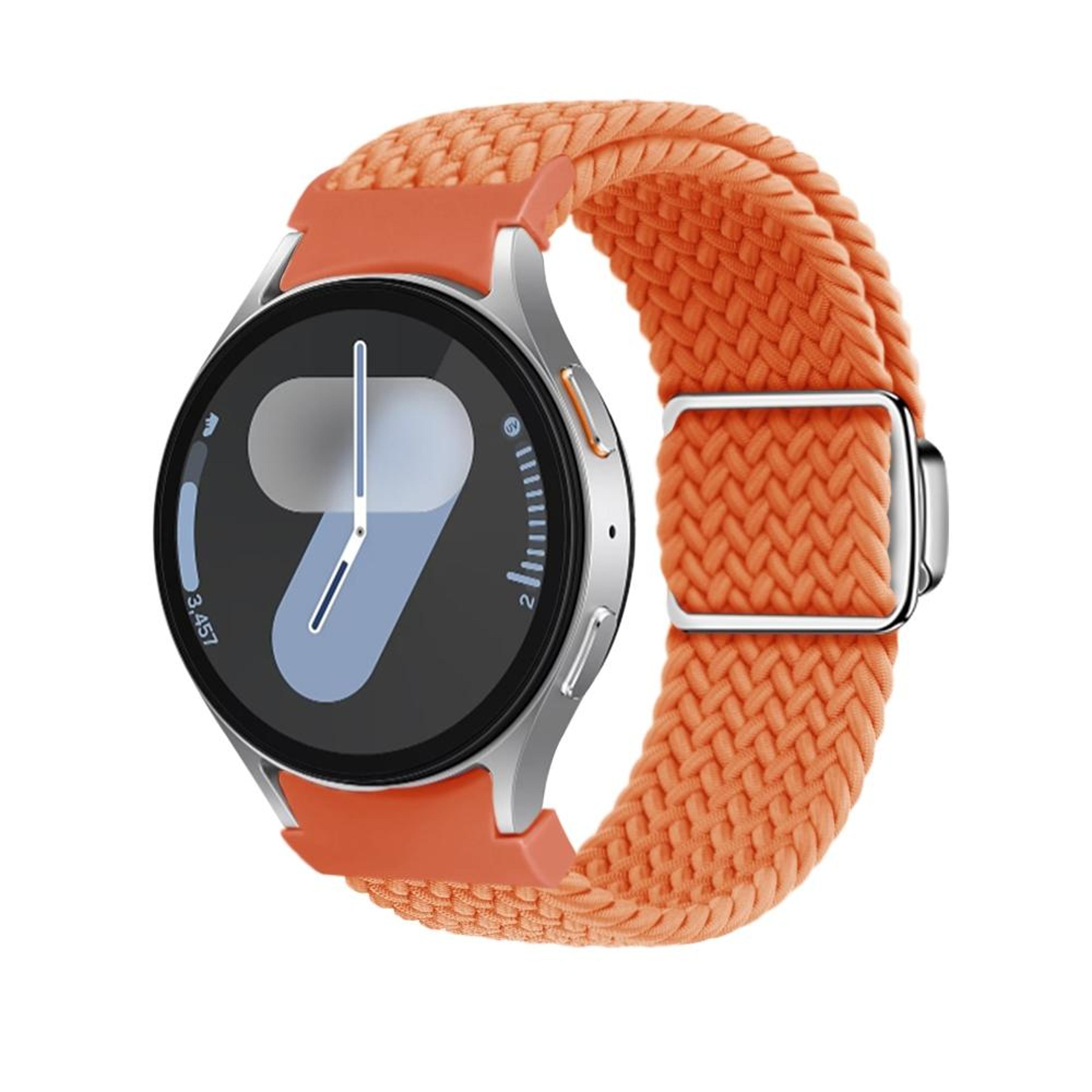 magnetic samsung galaxy watch band nylon loop strap for galaxy watch 7 6 5 4 adjustable sport wristband