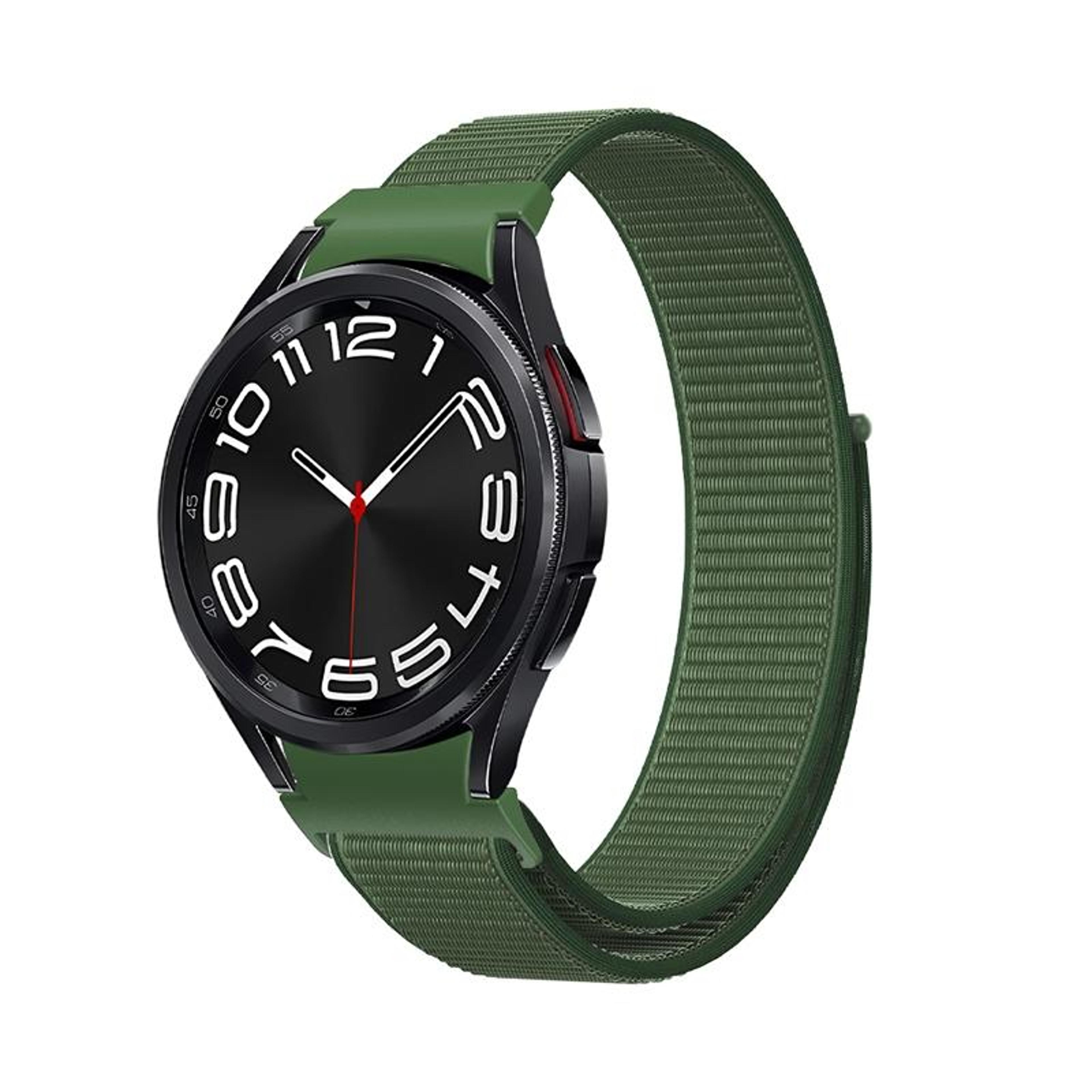 samsung galaxy watch 7 6 woven nylon watch band adjustable soft sport replacement strap