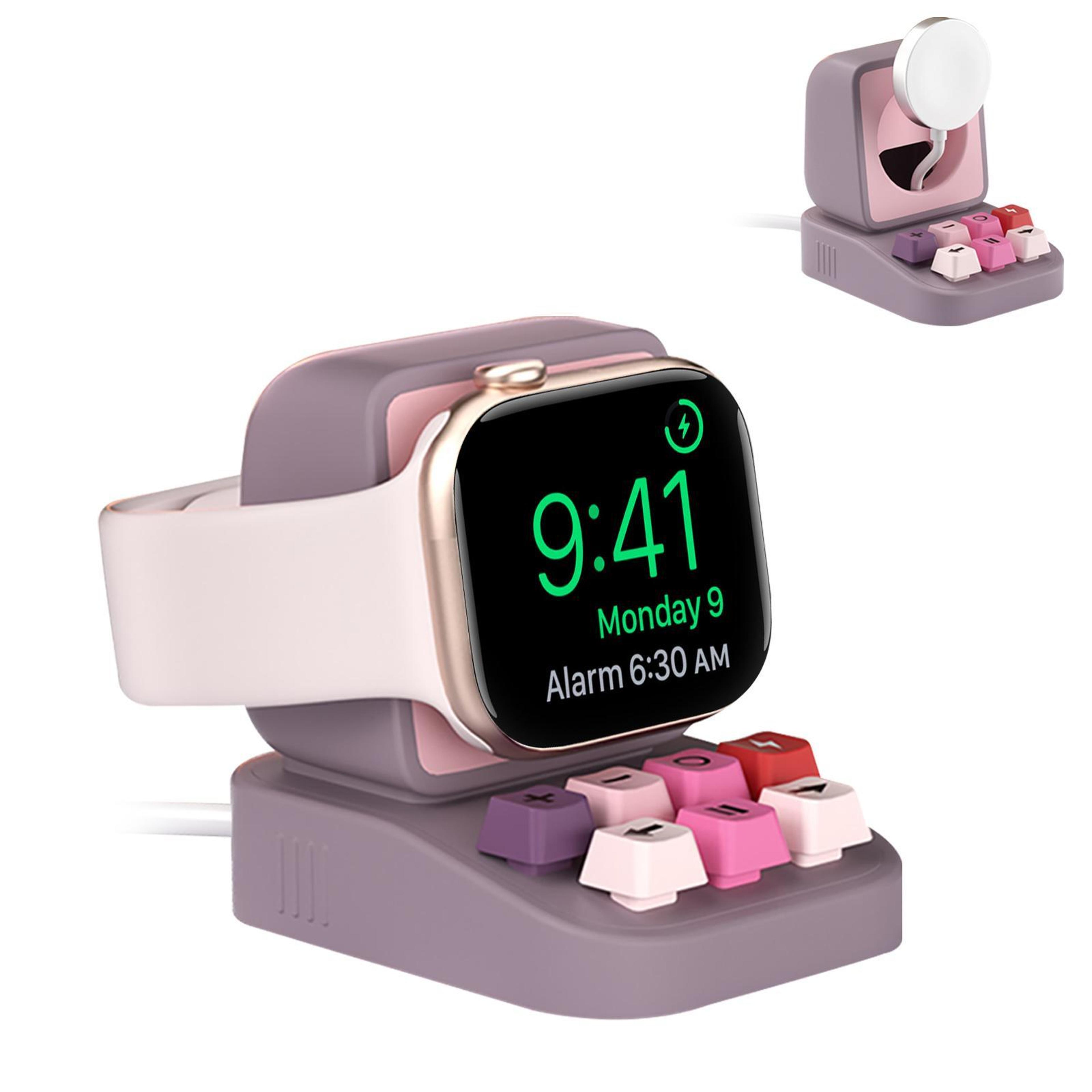 xdcase apple watch charging stand retro typewriter apple watch dock silicone holder