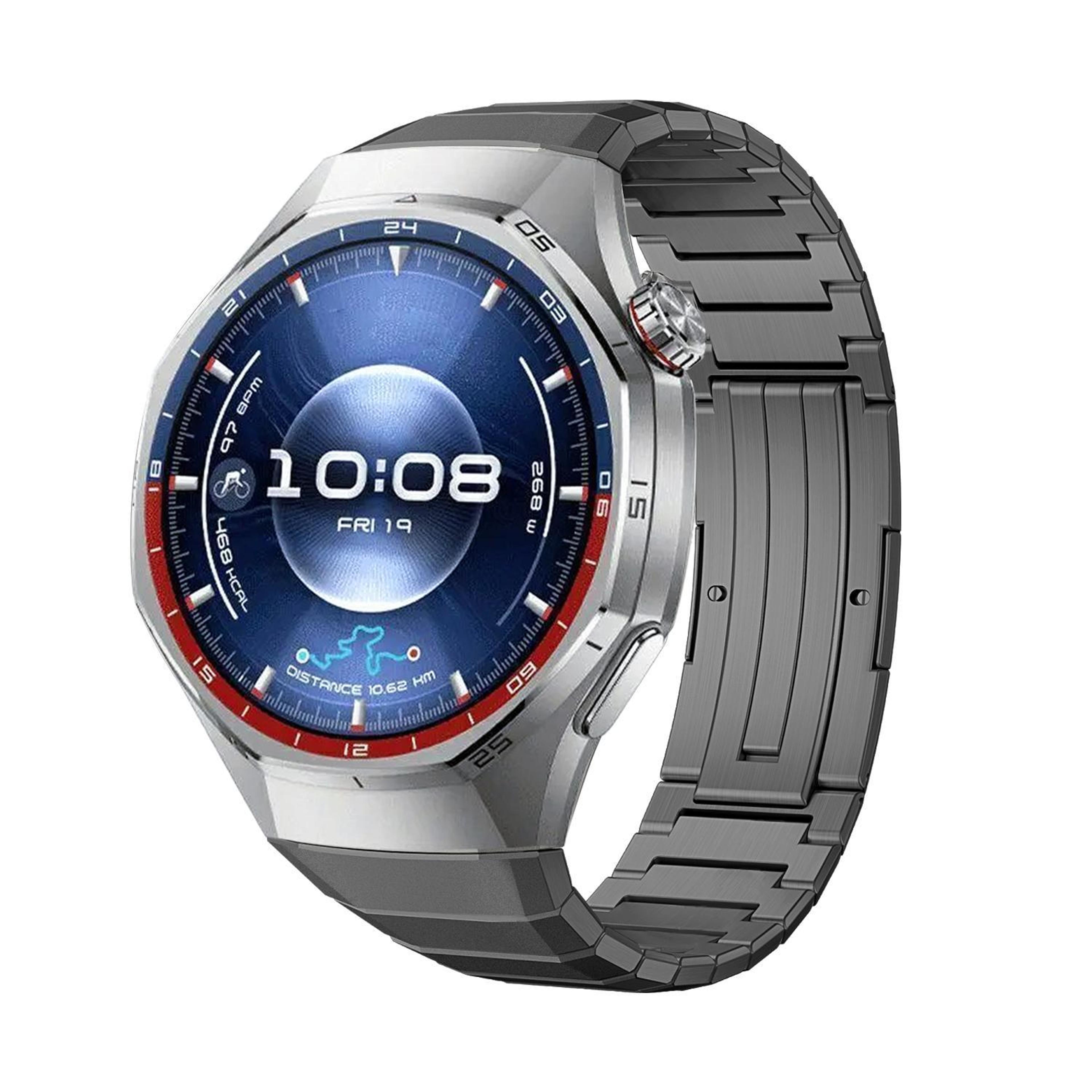 huawei watch gt 6 pro 46mm titanium watch band with folding buckle adjustable metal strap