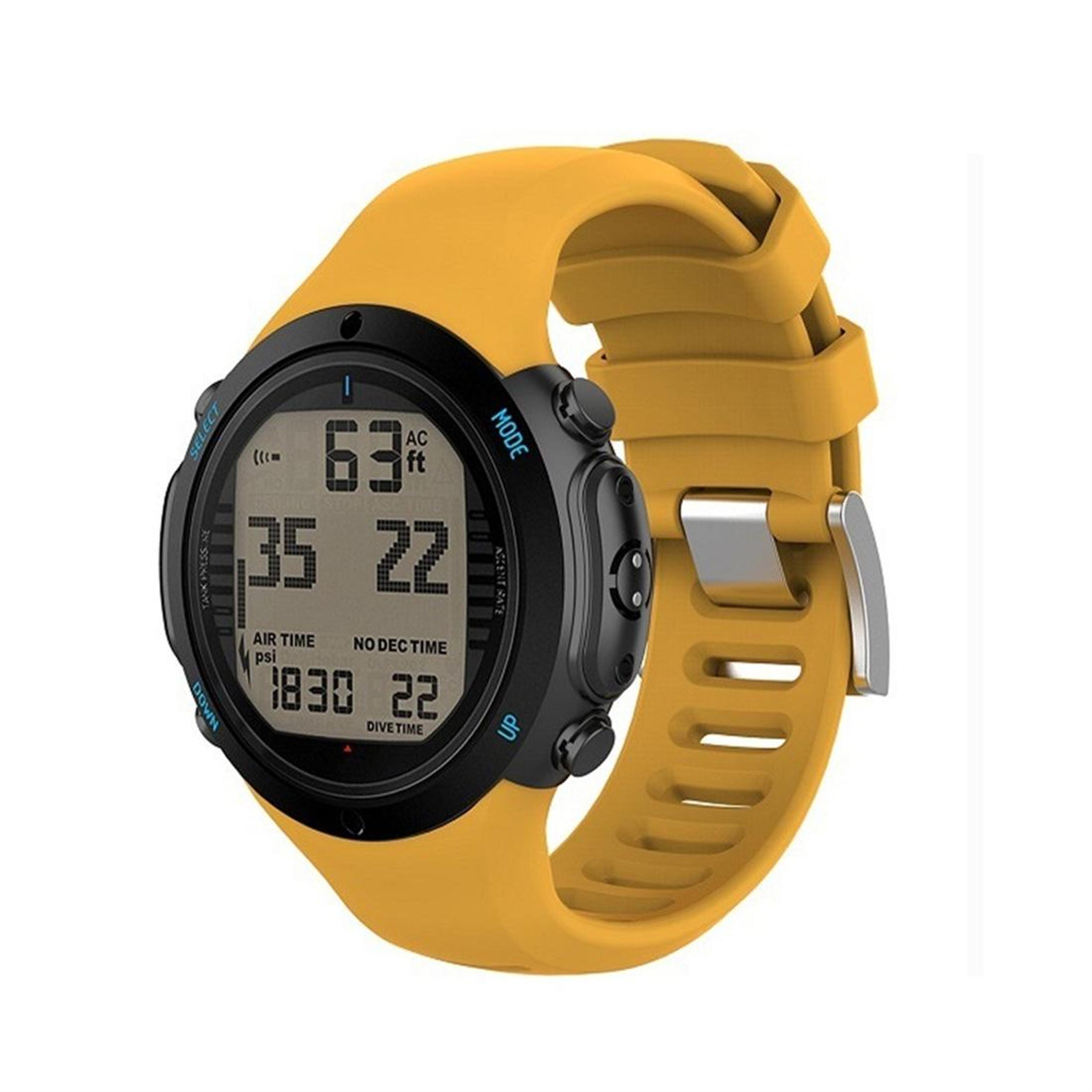 suunto d6i silicone watch strap comfortable replacement watch band for everyday wear