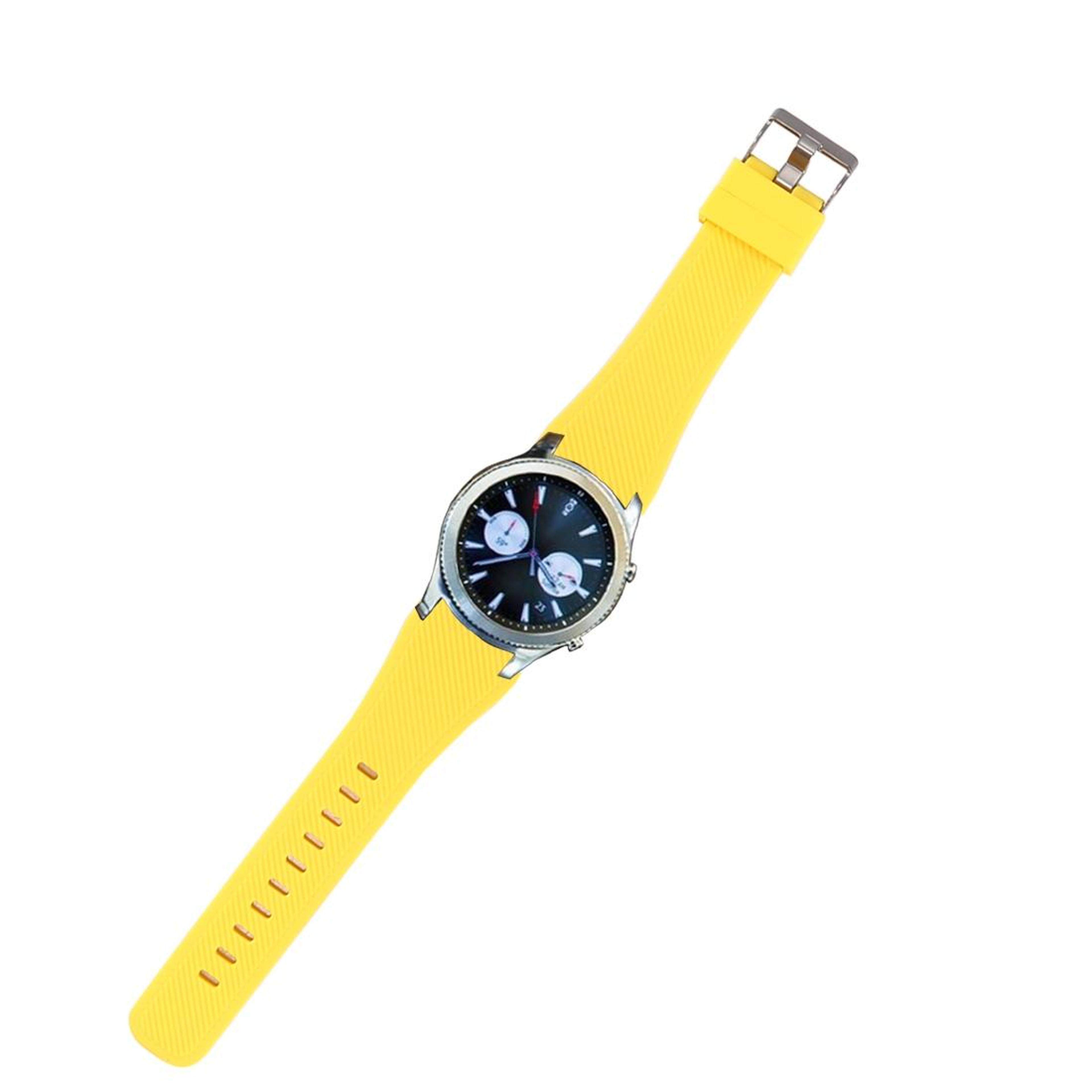 samsung gear s3 classic silicone watch band soft replacement smartwatch strap