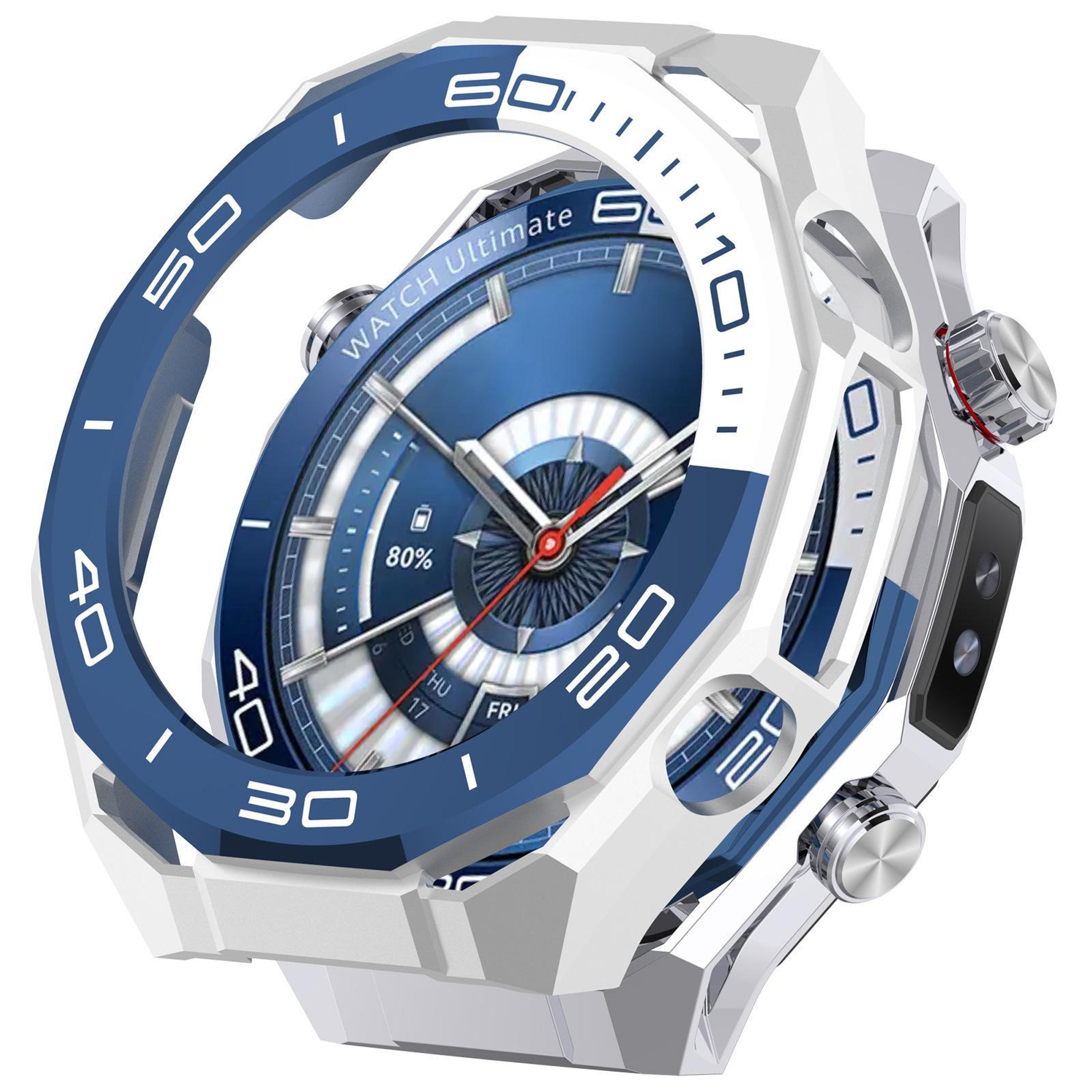 xdfind huawei watch ultimate 2 protective case with tempered glass screen protector hollow pc cover