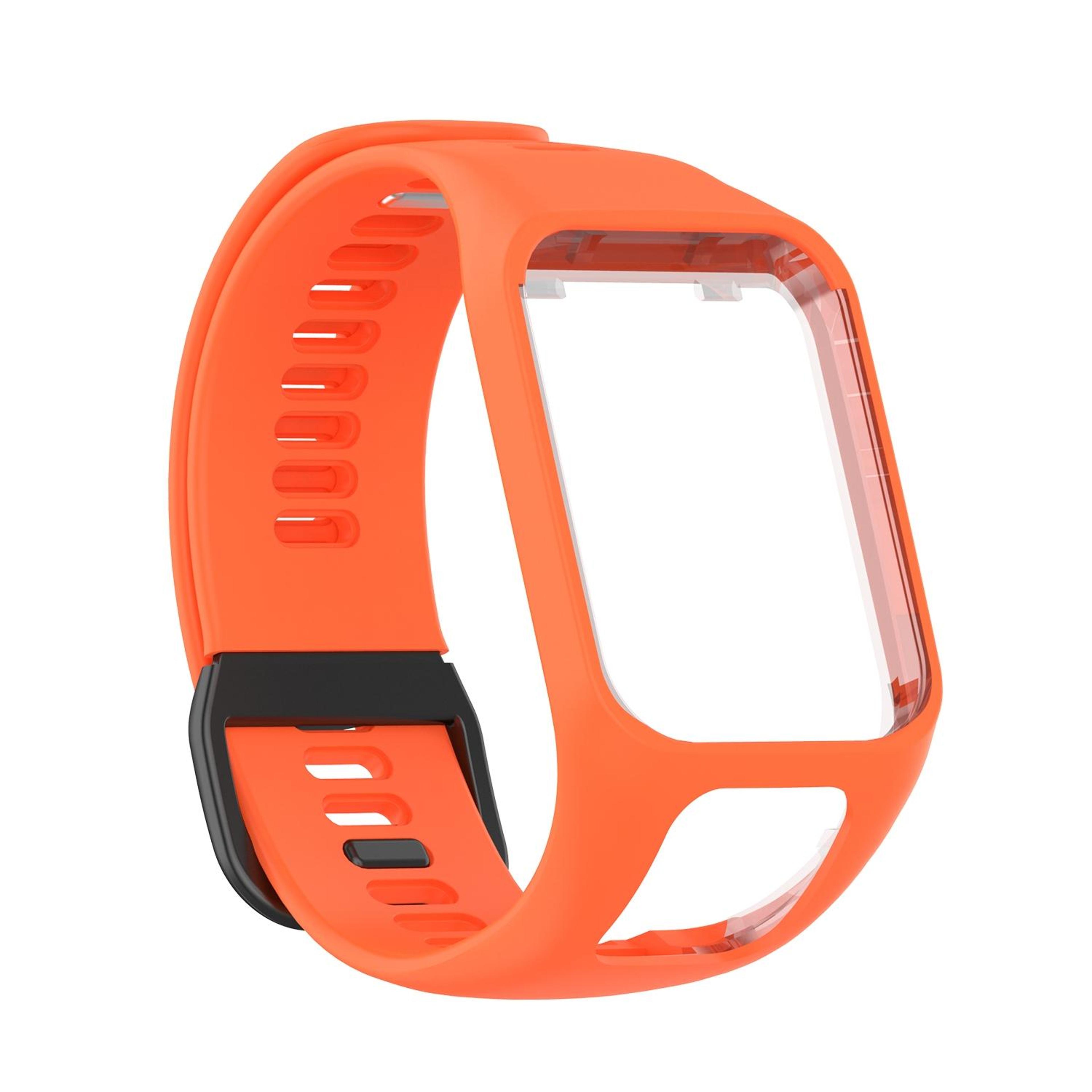 tomtom watch band soft silicone replacement strap adjustable sports watch band