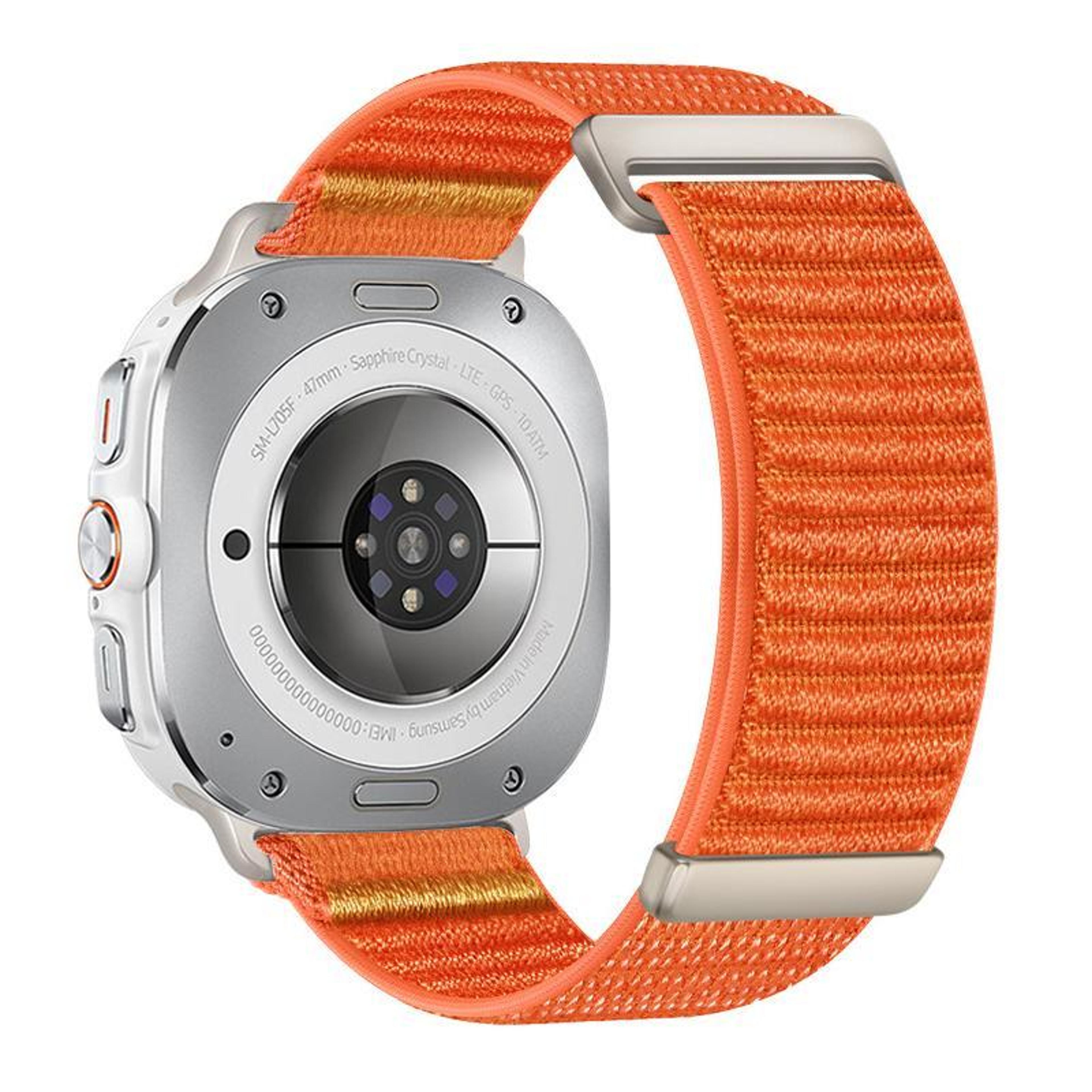 xdfind samsung galaxy watch ultra band adjustable nylon watch band with mountain pattern