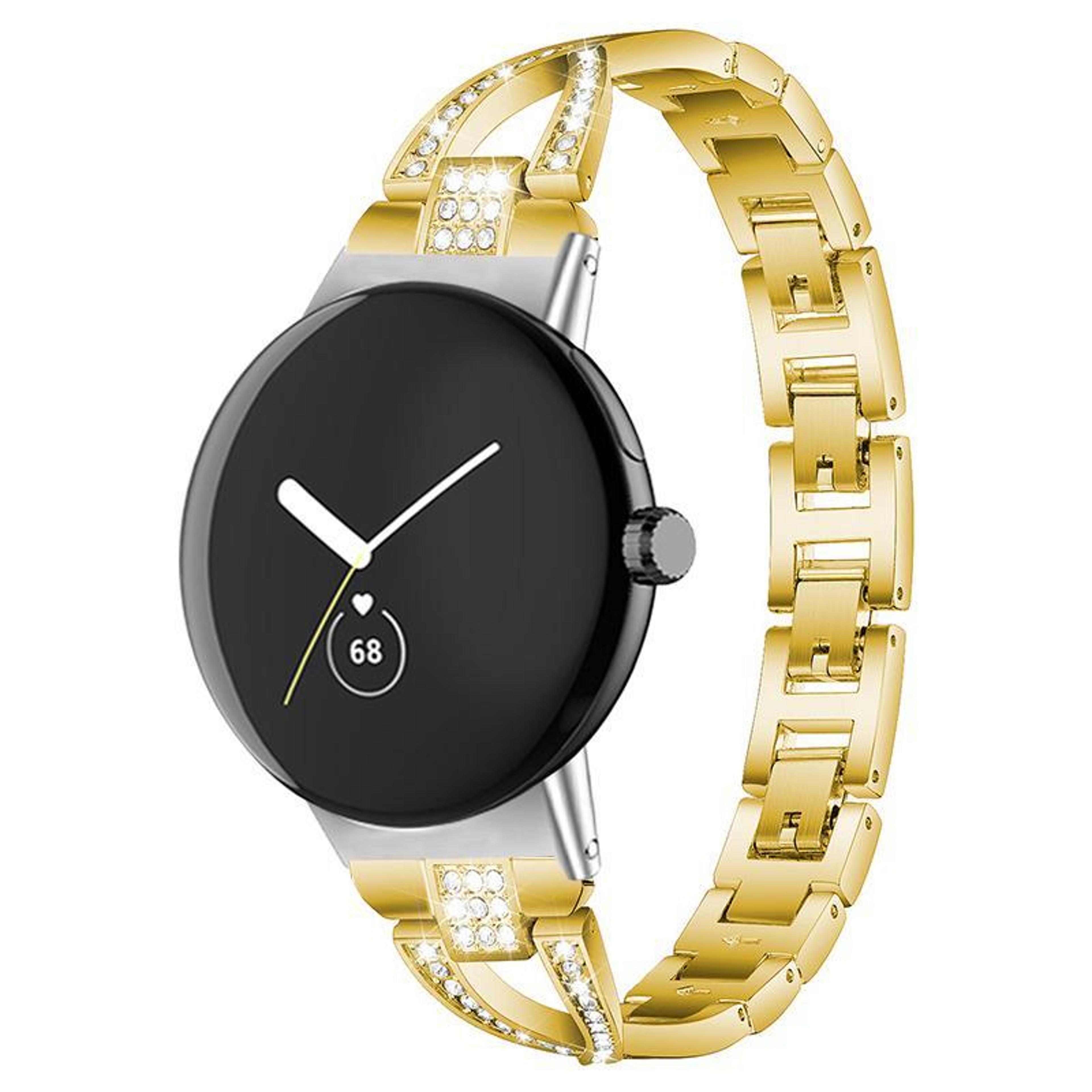 xdfind google pixel watch 4 band diamond metal bracelet for pixel watch 4 3 2 1 41mm