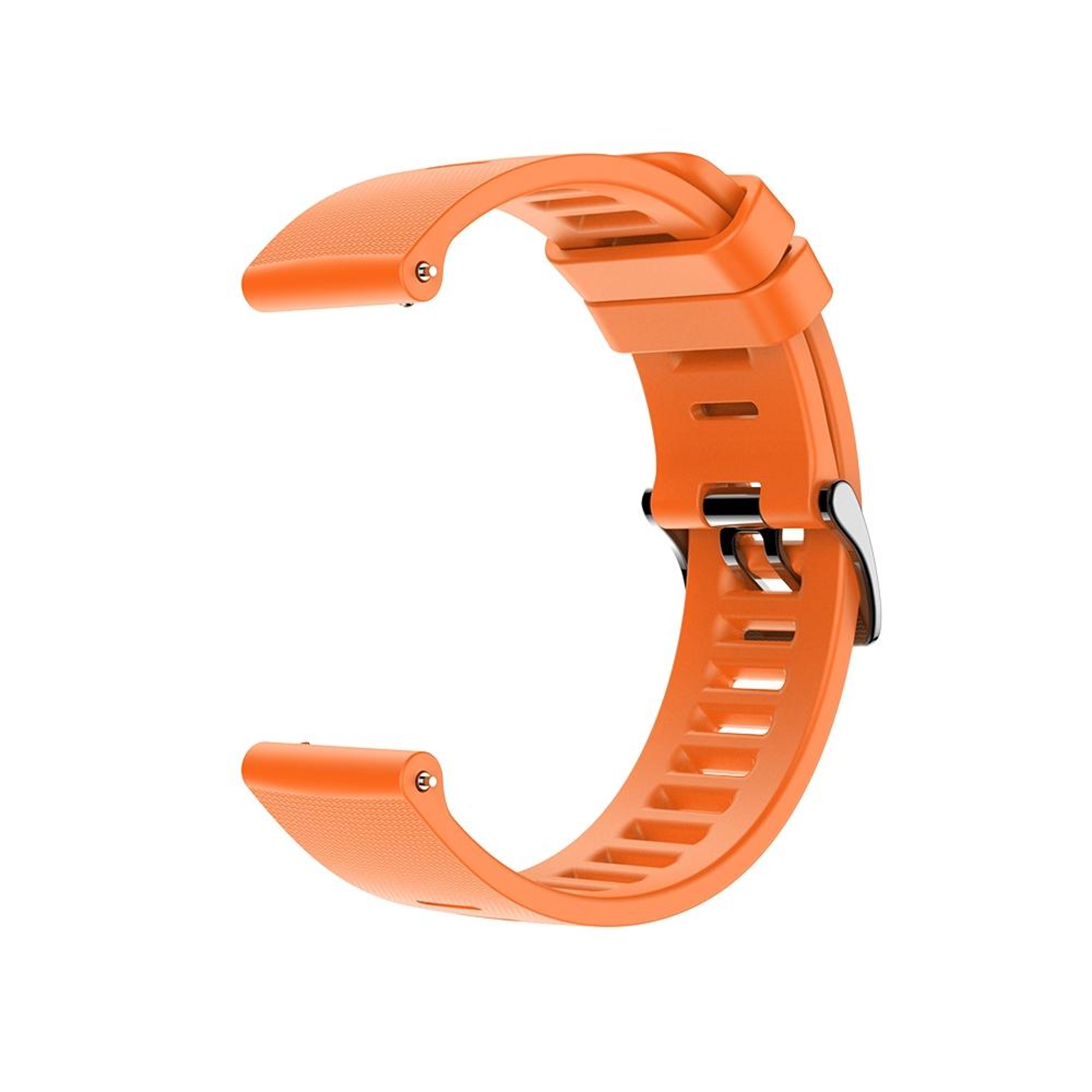 polar grit x silicone watch band 22mm soft replacement strap with secure buckle