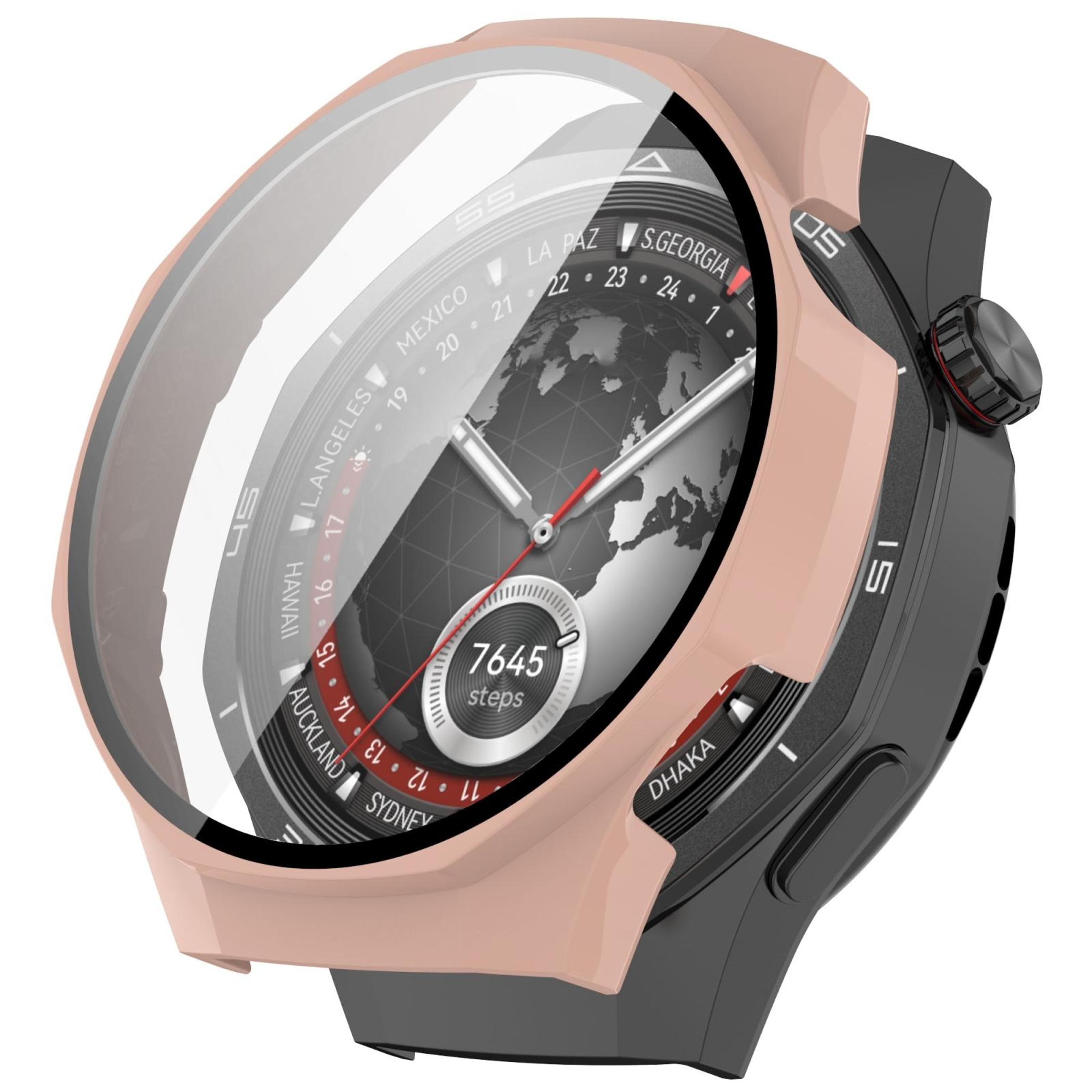 huawei watch gt 5 pro 46mm tempered glass watch case with integrated pc full coverage protection