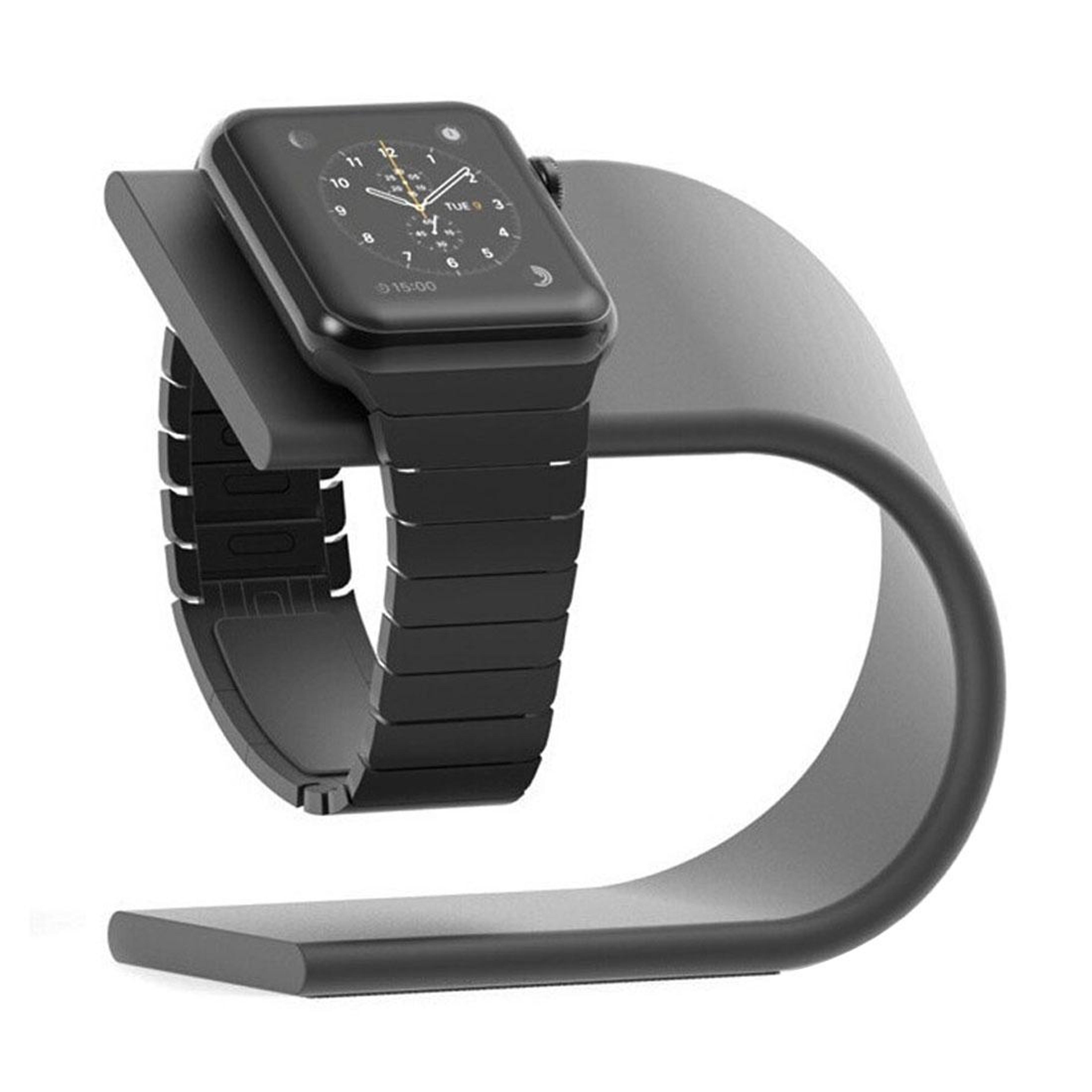 aluminum apple watch charging stand dock holder for 38mm & 42mm watches