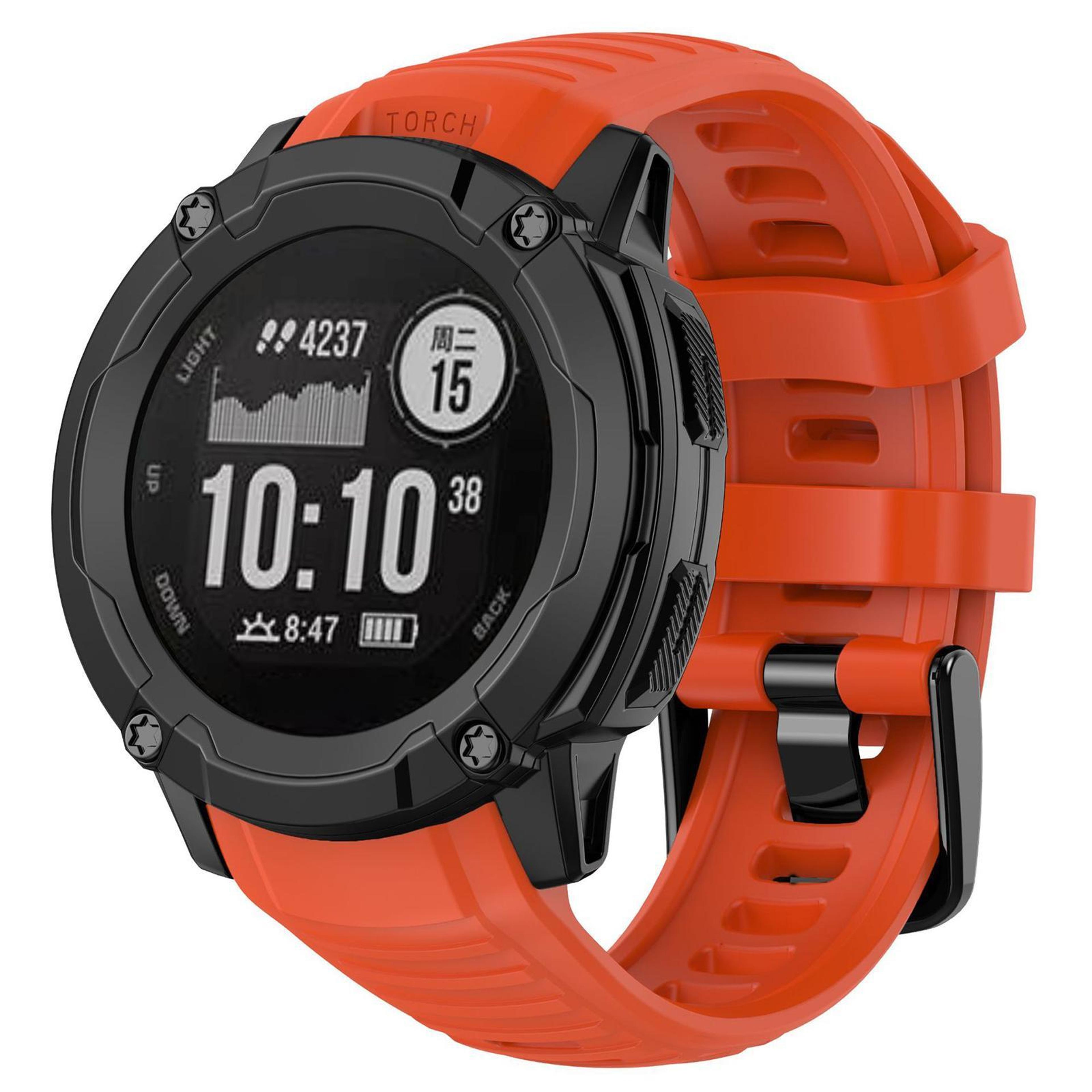 garmin instinct 2x watch band quick release silicone watch strap with plastic connector