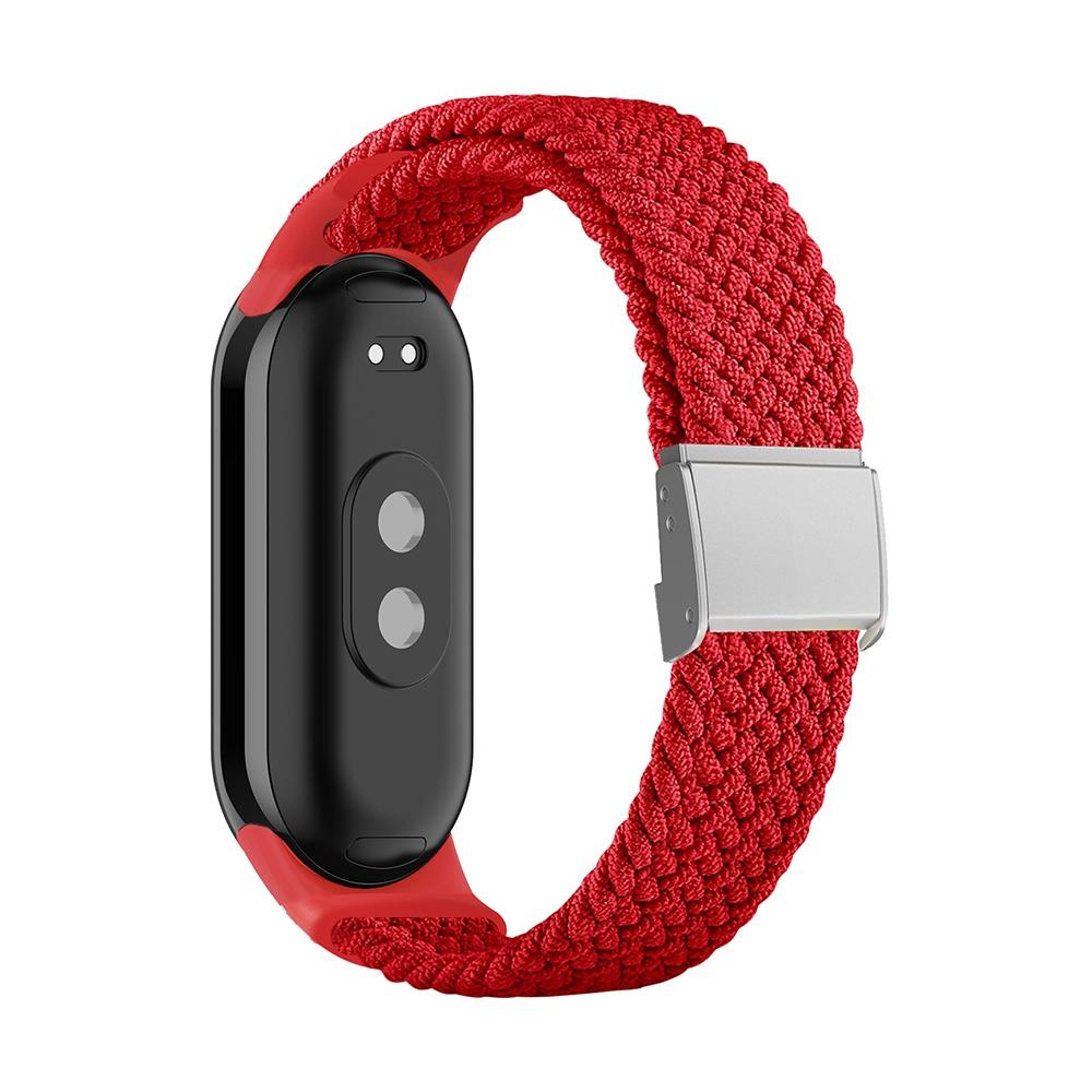 xiaomi mi band 8 nylon watch band with adjustable steel buckle breathable replacement strap