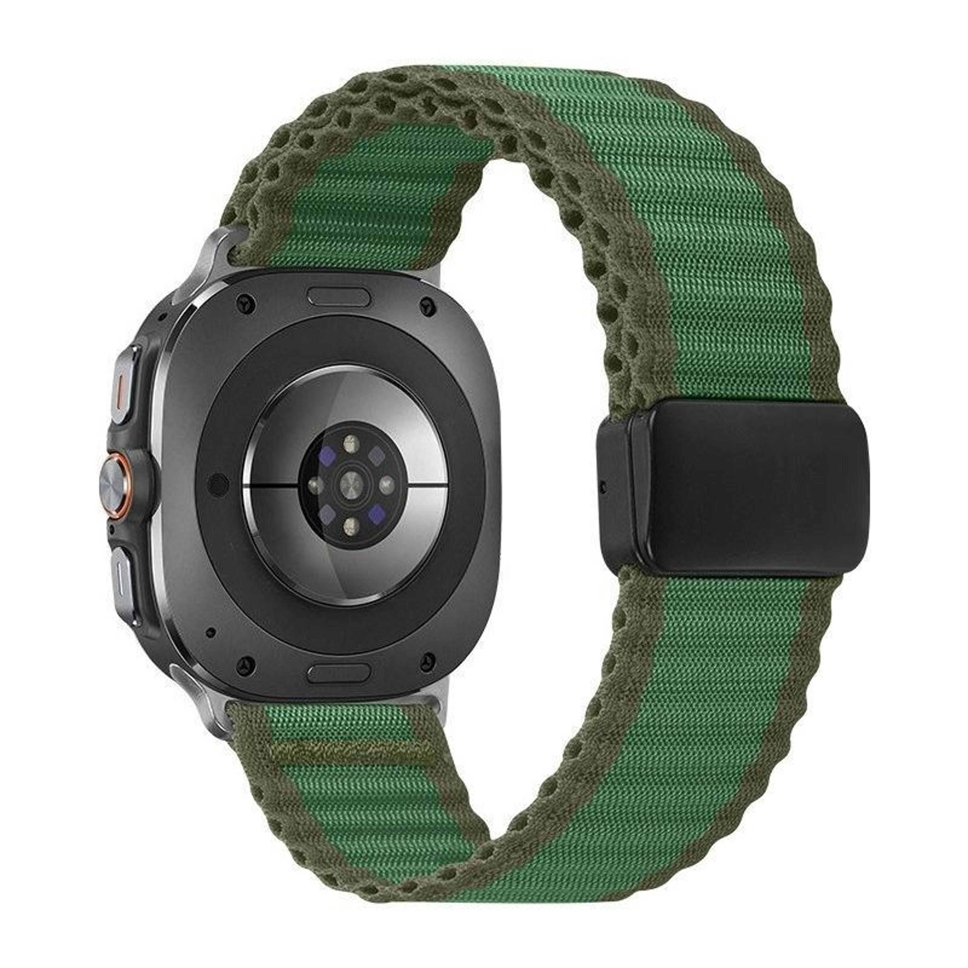 samsung galaxy watch ultra band magnetic braided nylon sport loop strap for galaxy watch ultra 47mm