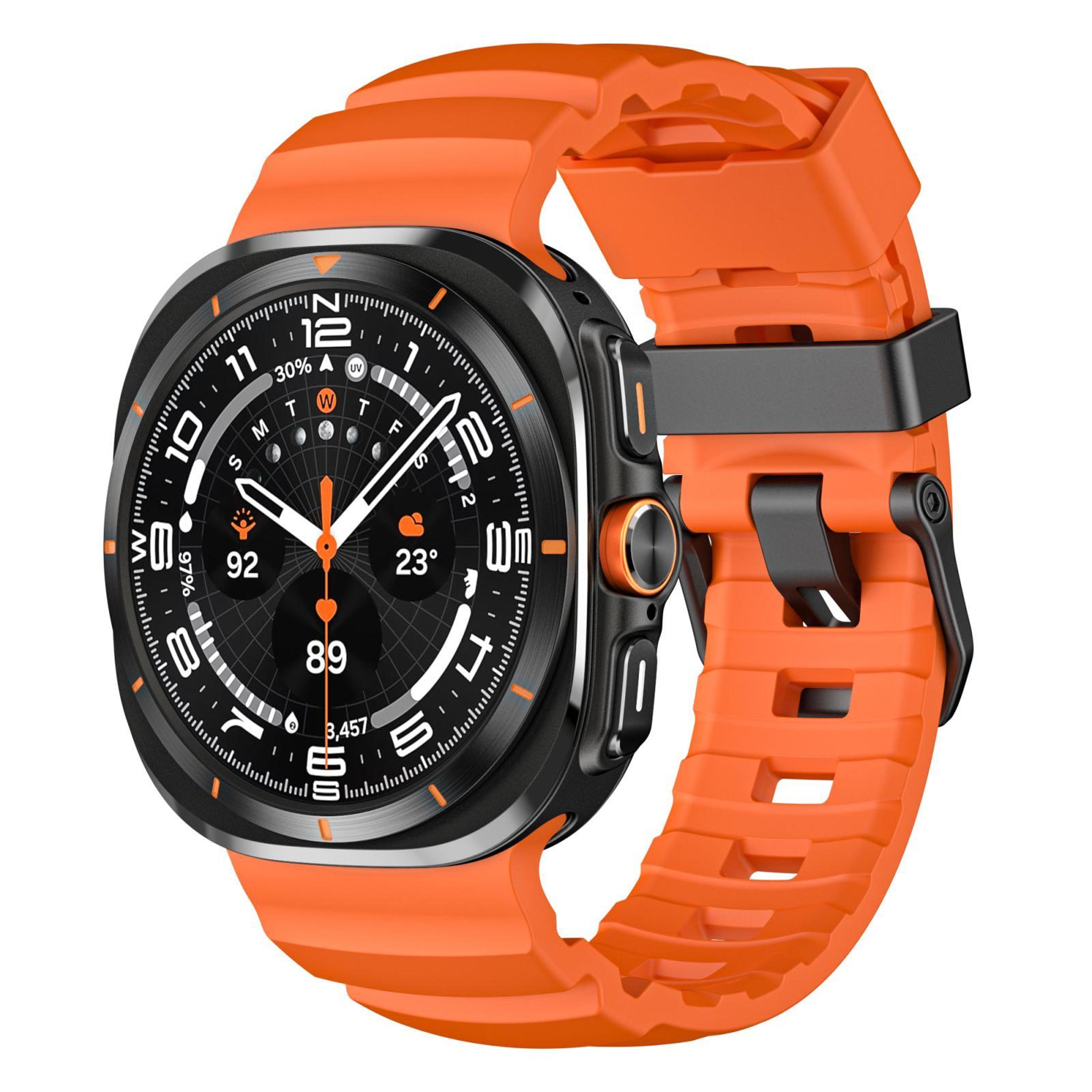 samsung galaxy watch ultra 47mm silicone watch band rugged sports watch strap for outdoor adventures