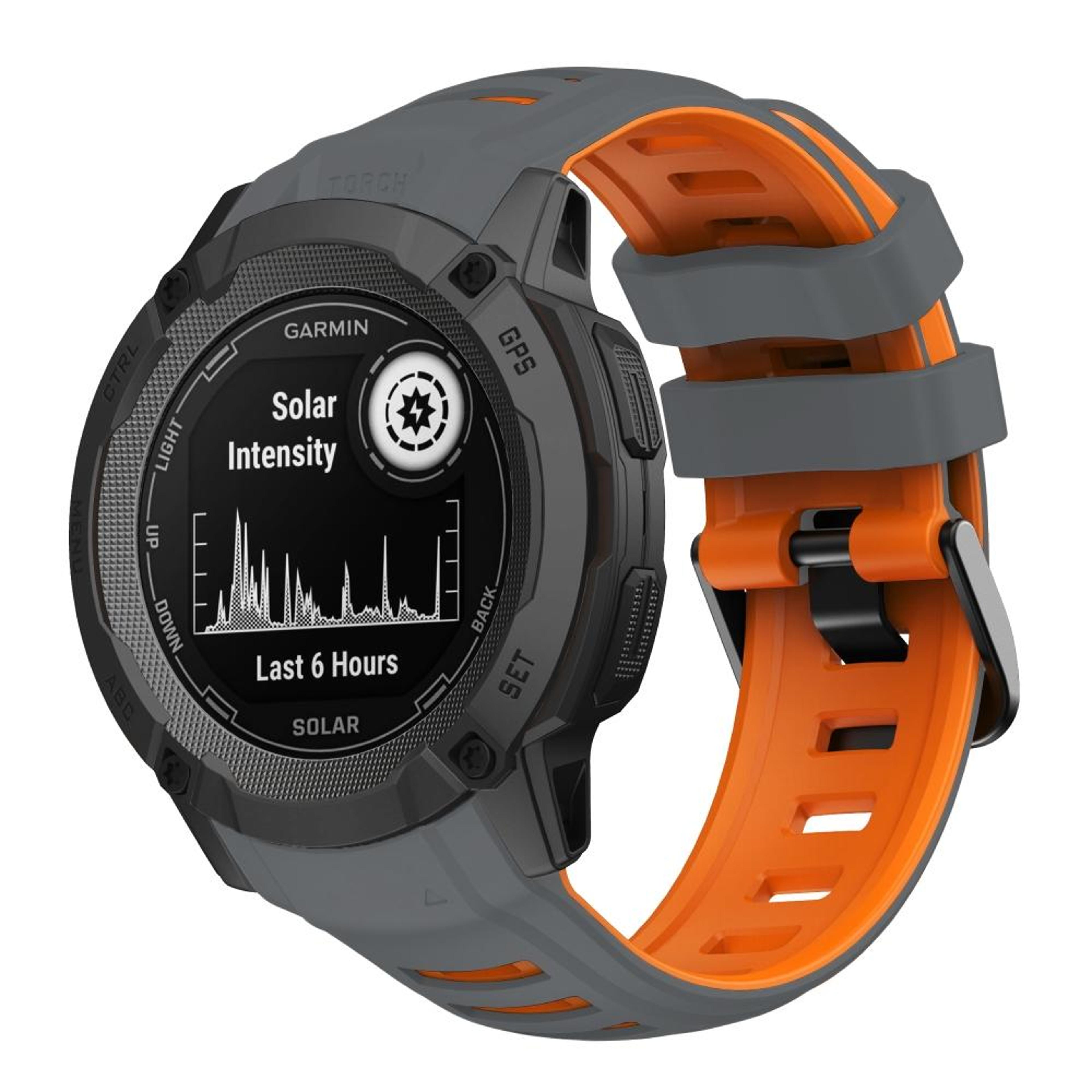 garmin instinct 2x silicone watch band dual color adjustable replacement strap for men and women