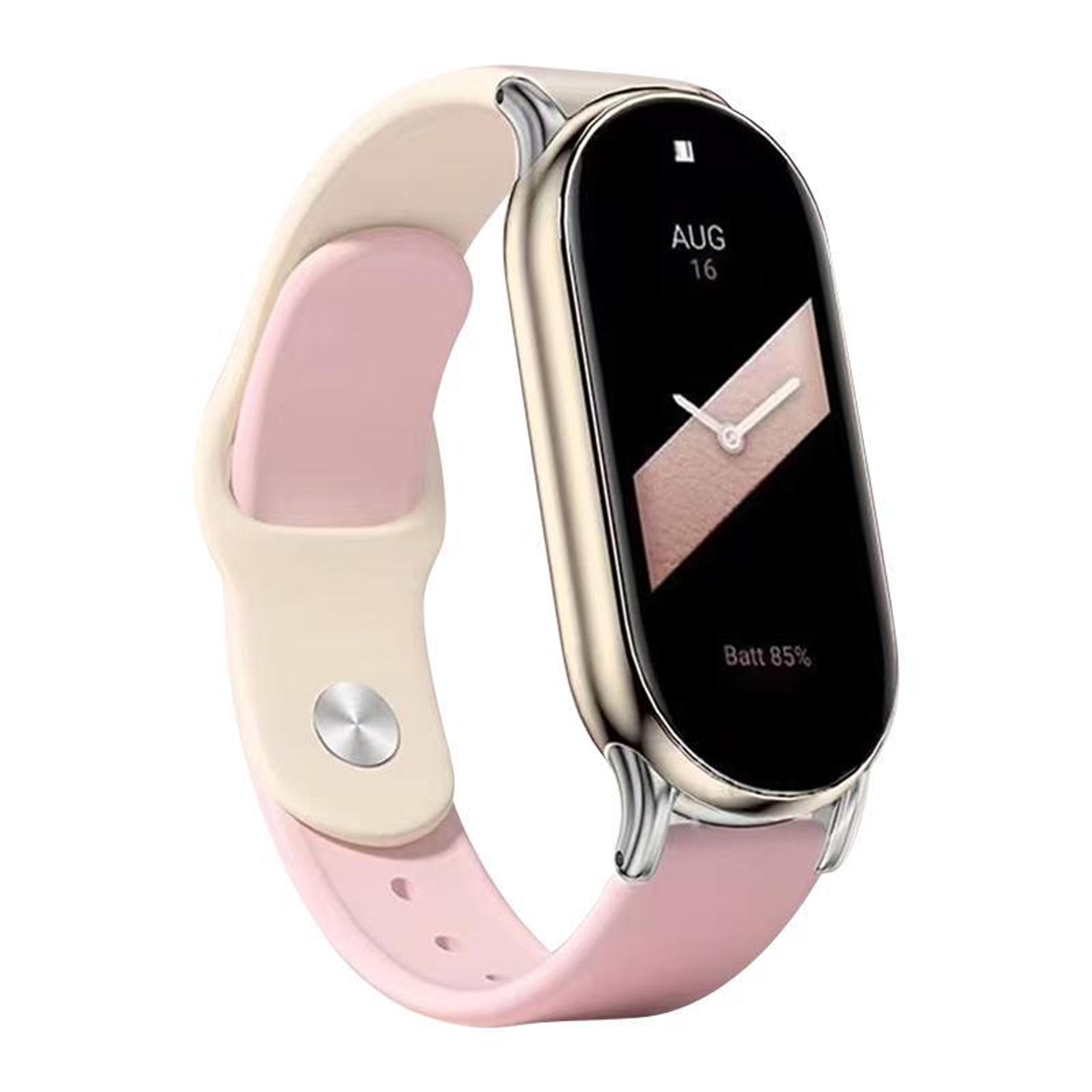 xdfind silicone watch band with metal buckle for xiaomi smart band 10 9 8 adjustable replacement strap