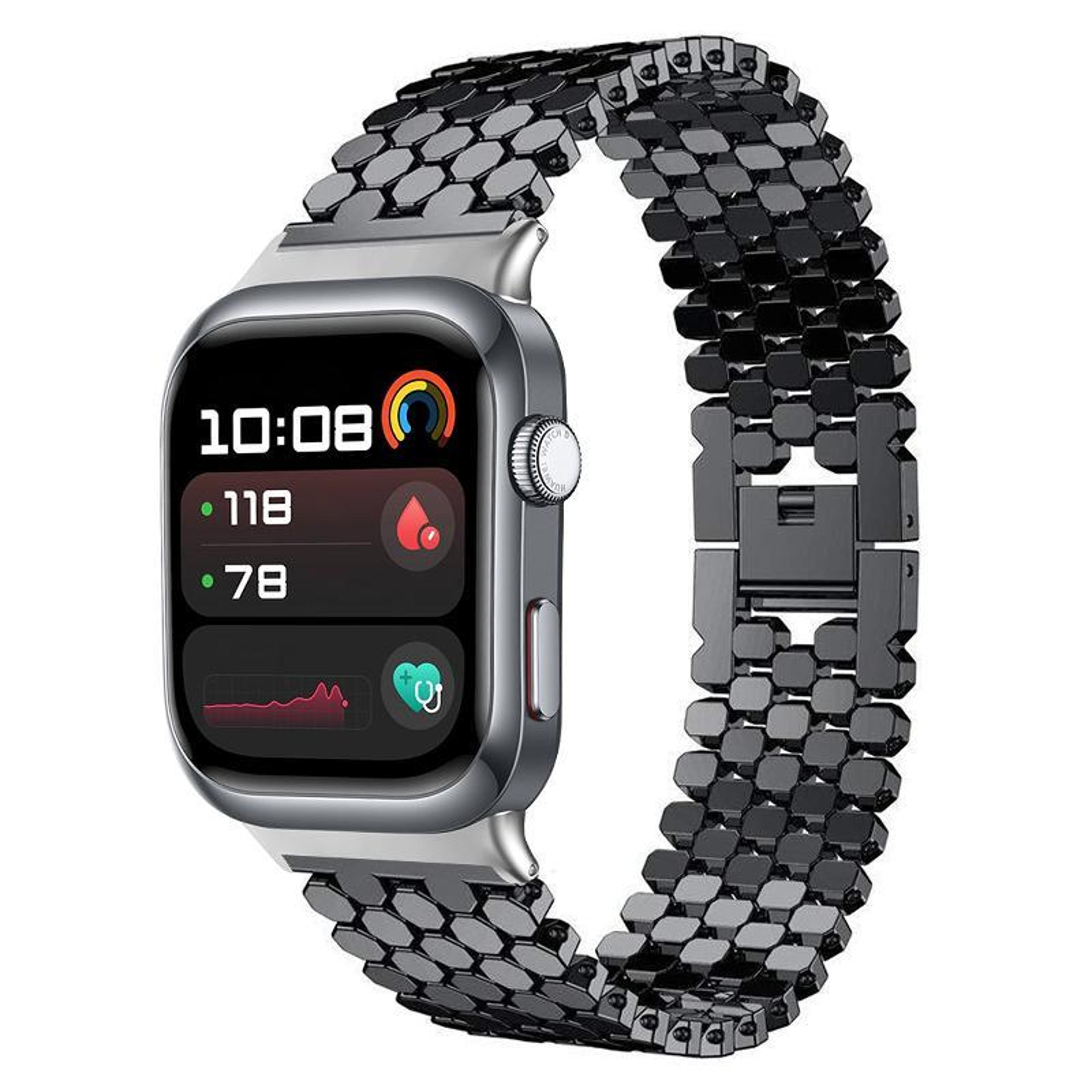 xdfind huawei watch d2 band fish scale metal watch band adjustable replacement strap