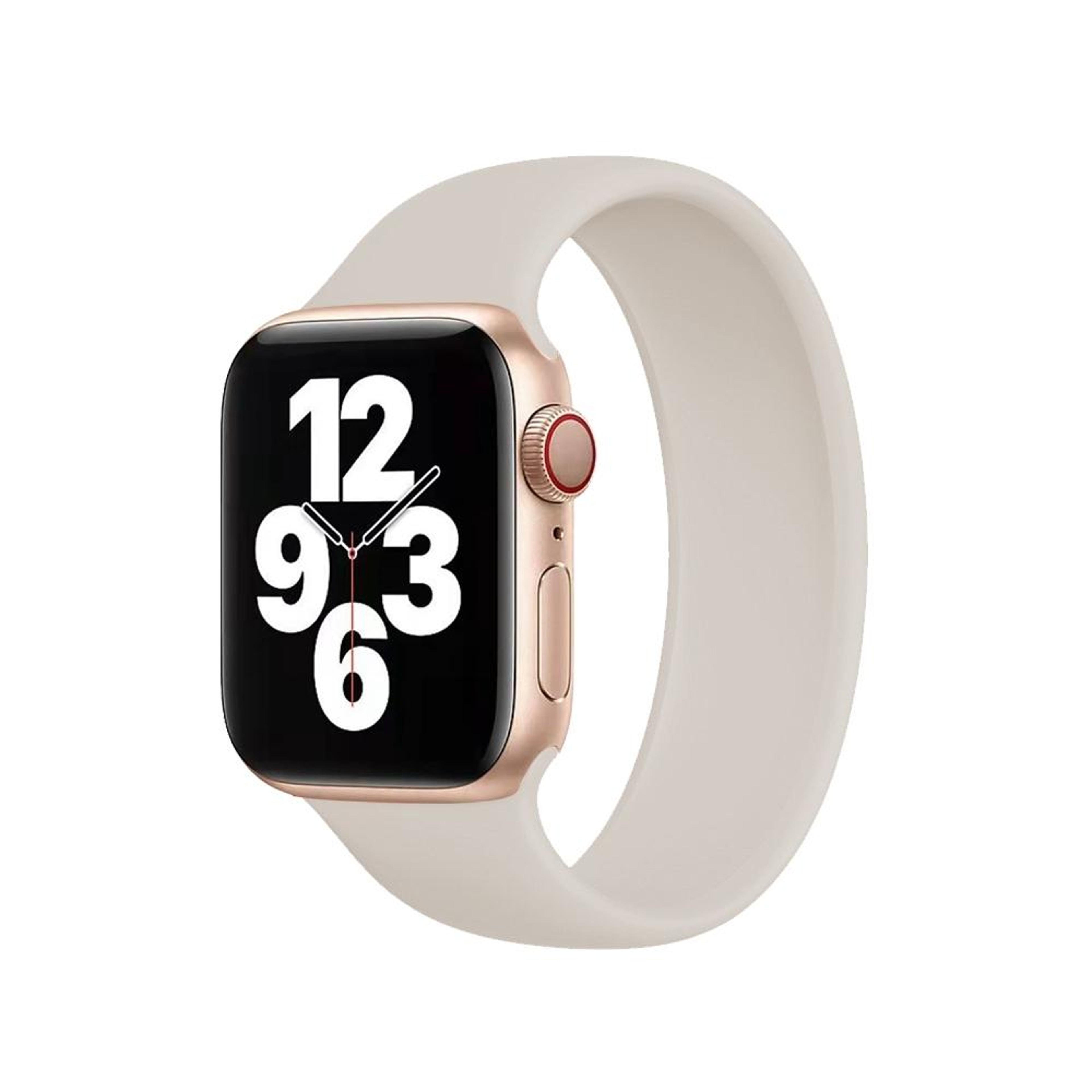 apple watch silicone elastic watch band soft stretch replacement strap for series 10