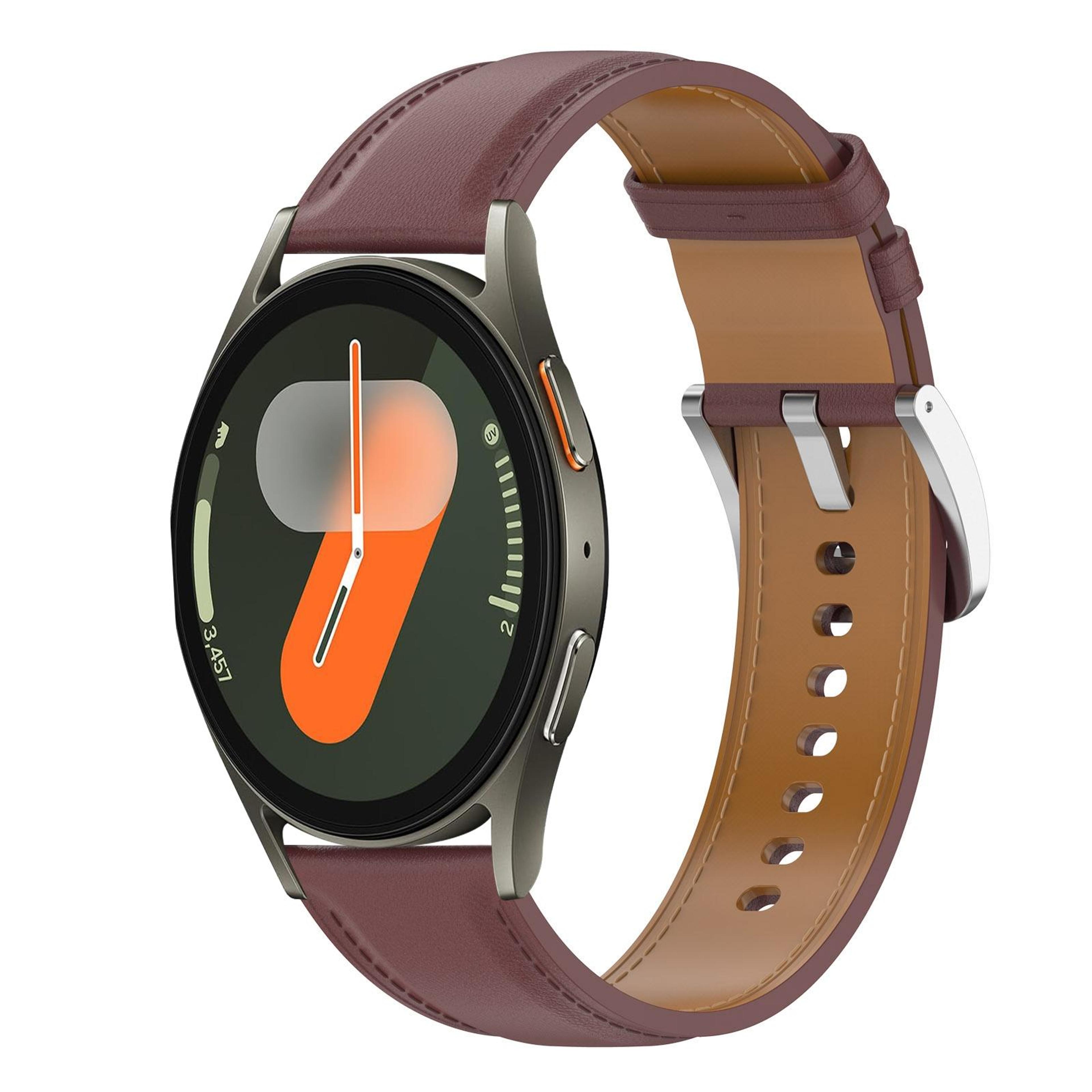 samsung galaxy watch 7 genuine leather watch band 20mm quick release replacement strap
