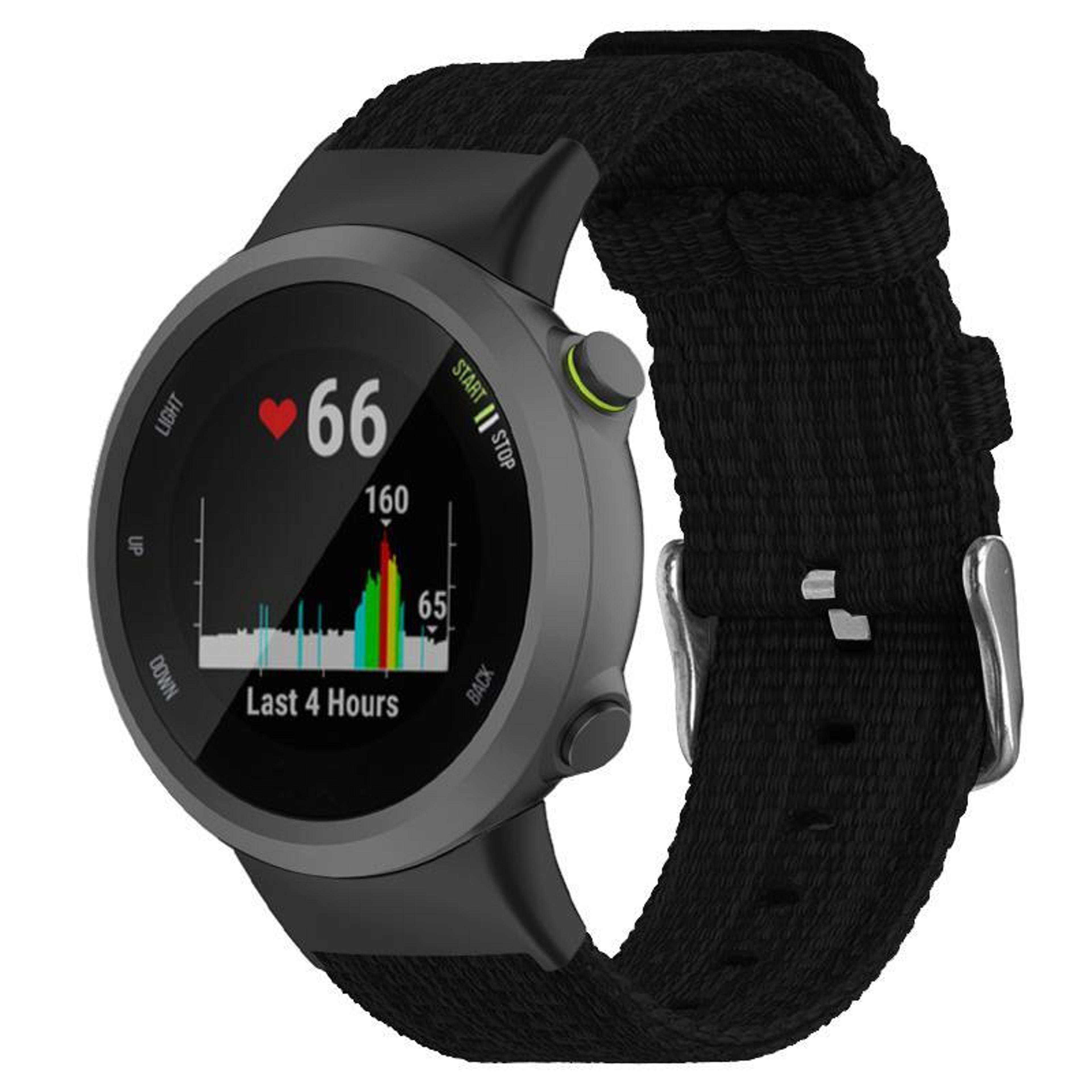 xdfind garmin forerunner 45 watch band nylon canvas replacement strap for forerunner 45 45s swim 2