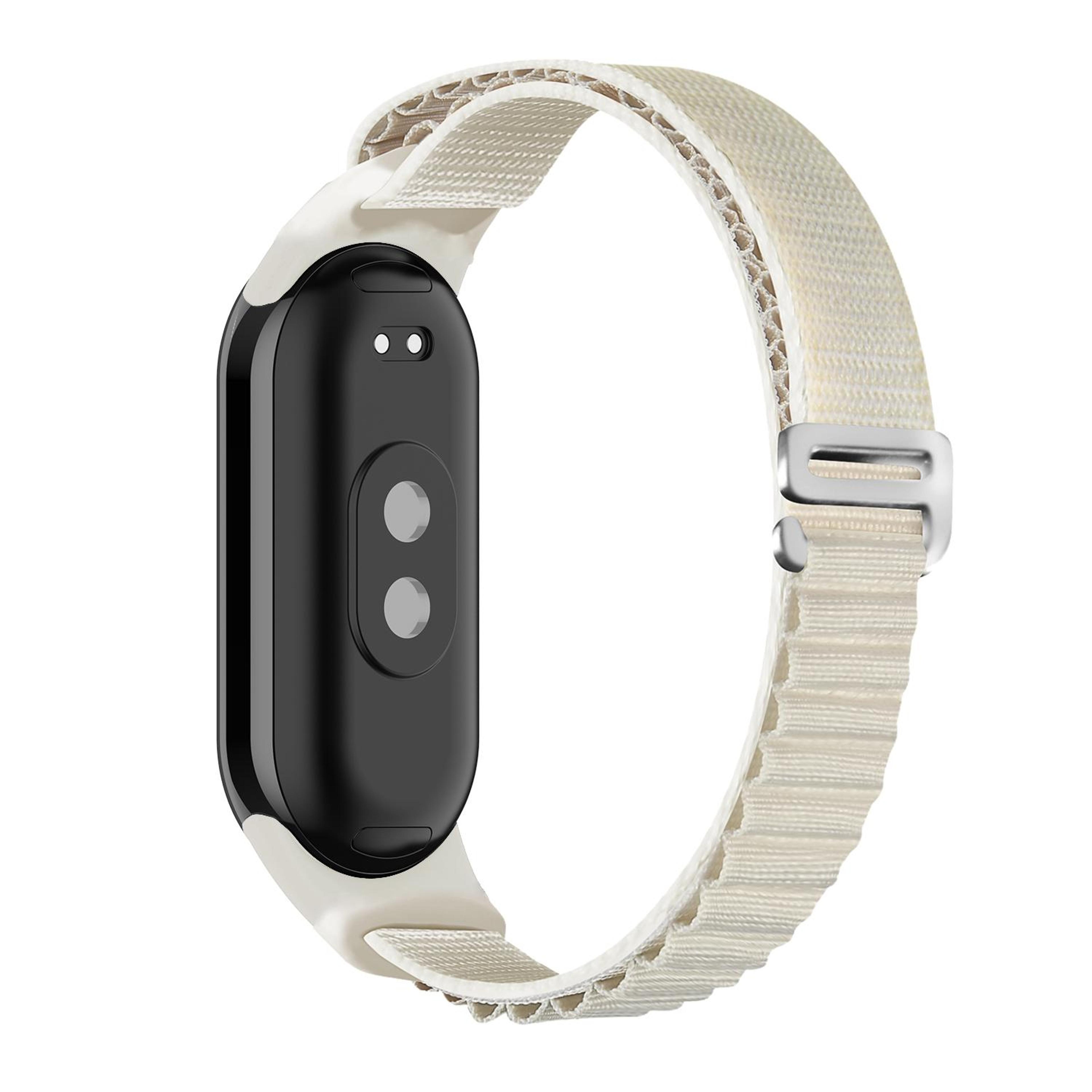 xiaomi mi band 8 nylon watch band adjustable loop strap soft breathable replacement band
