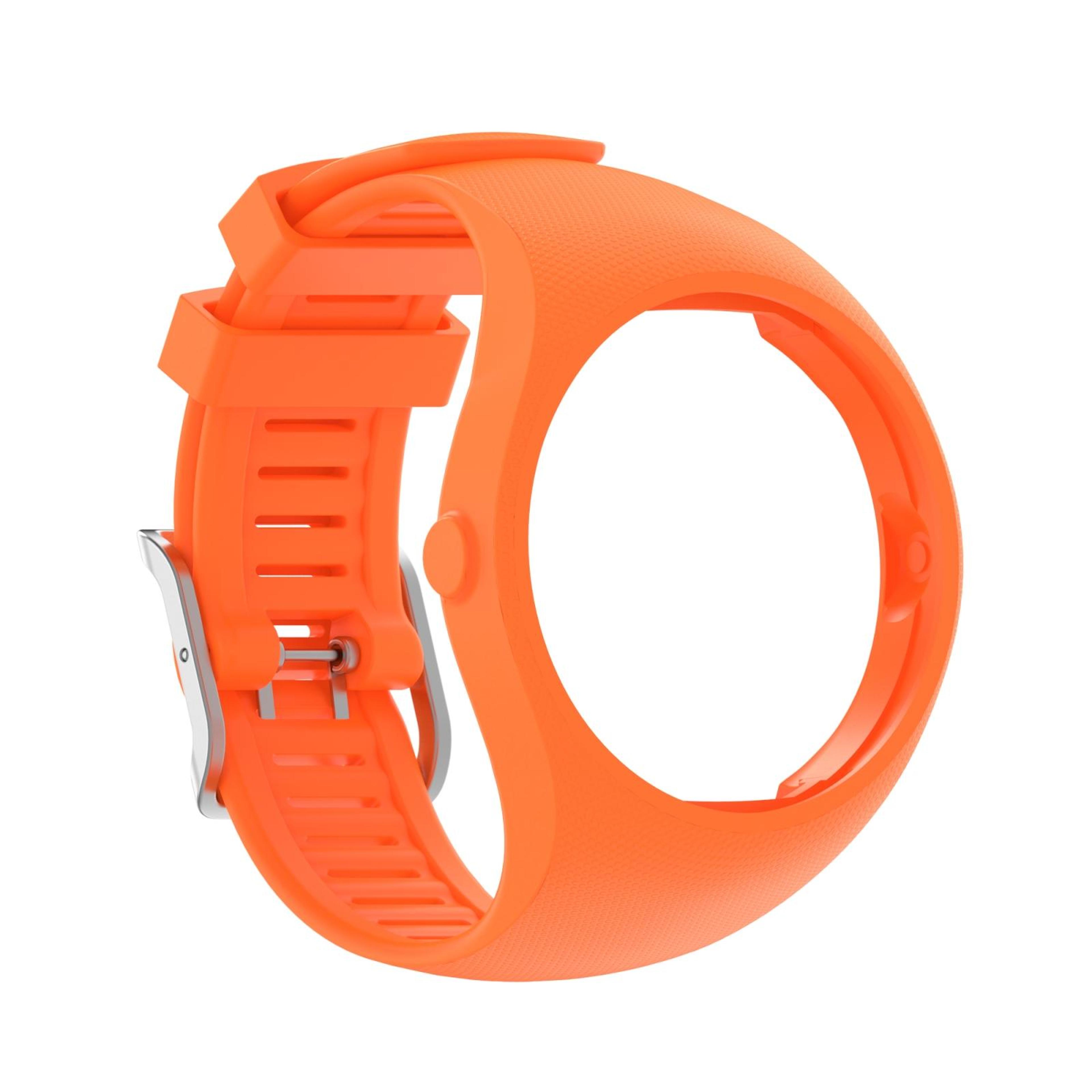 polar m200 silicone watch band textured soft replacement strap adjustable wristband