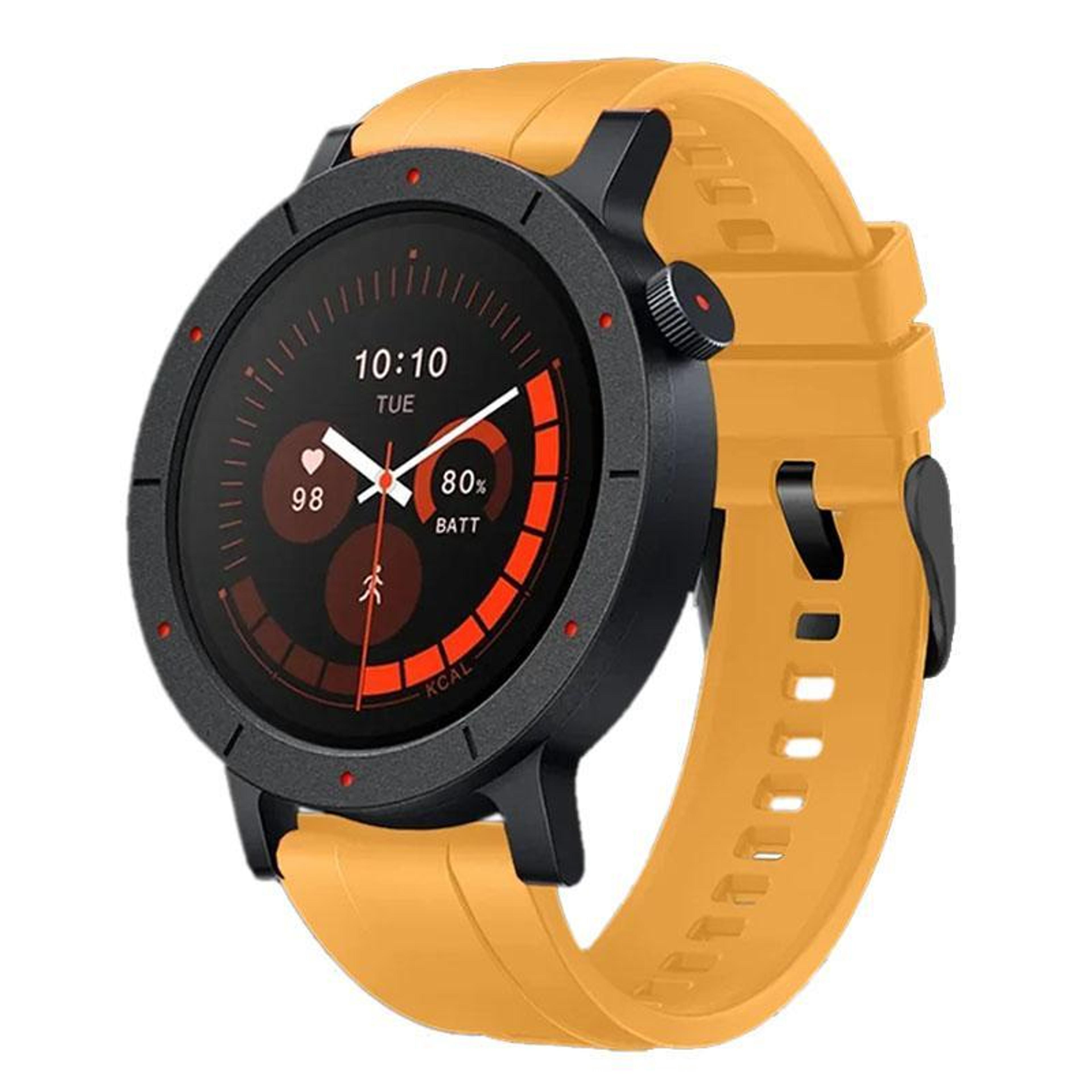 nothing cmf watch 3 pro silicone watch band soft adjustable replacement strap with black buckle
