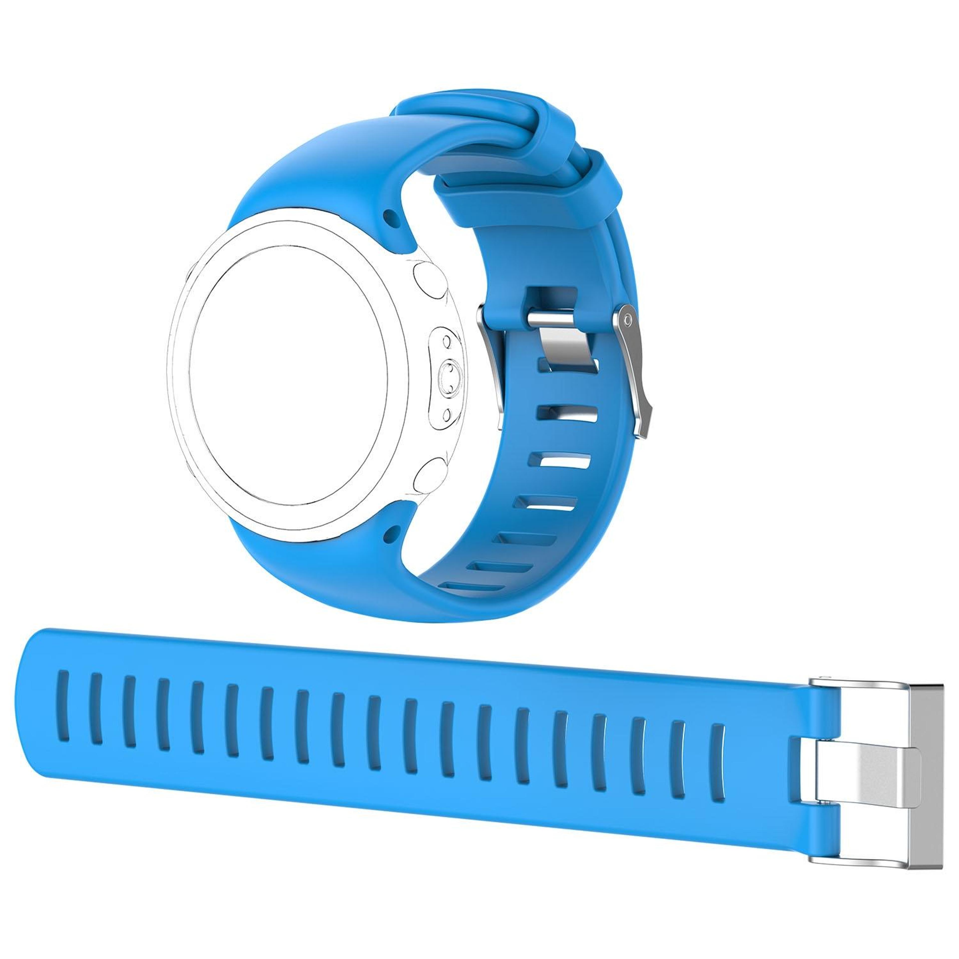 suunto d4 d4i novo silicone dive watch band with extension strap soft replacement wristband