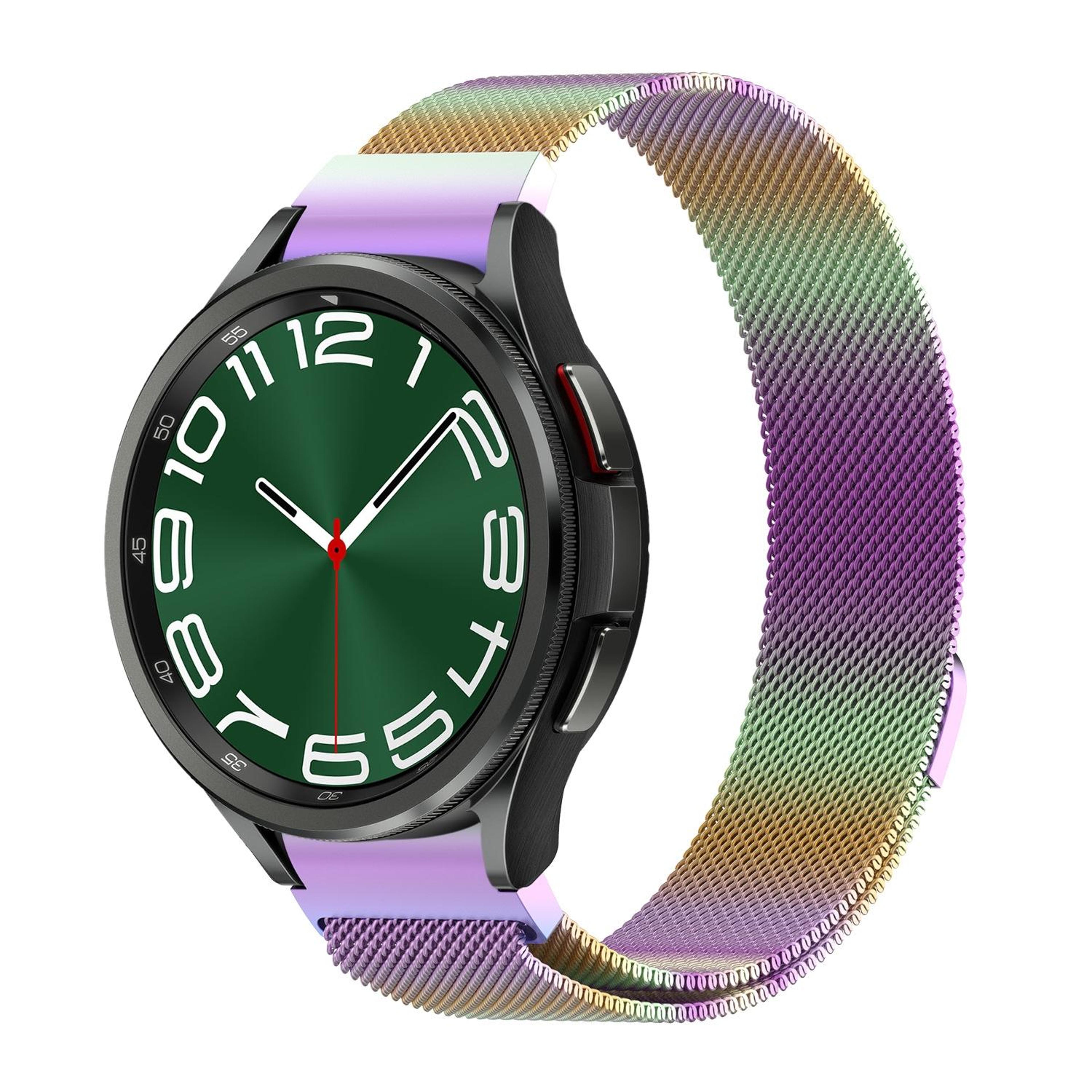 samsung galaxy watch 6 classic milanese watch band magnetic metal watch band