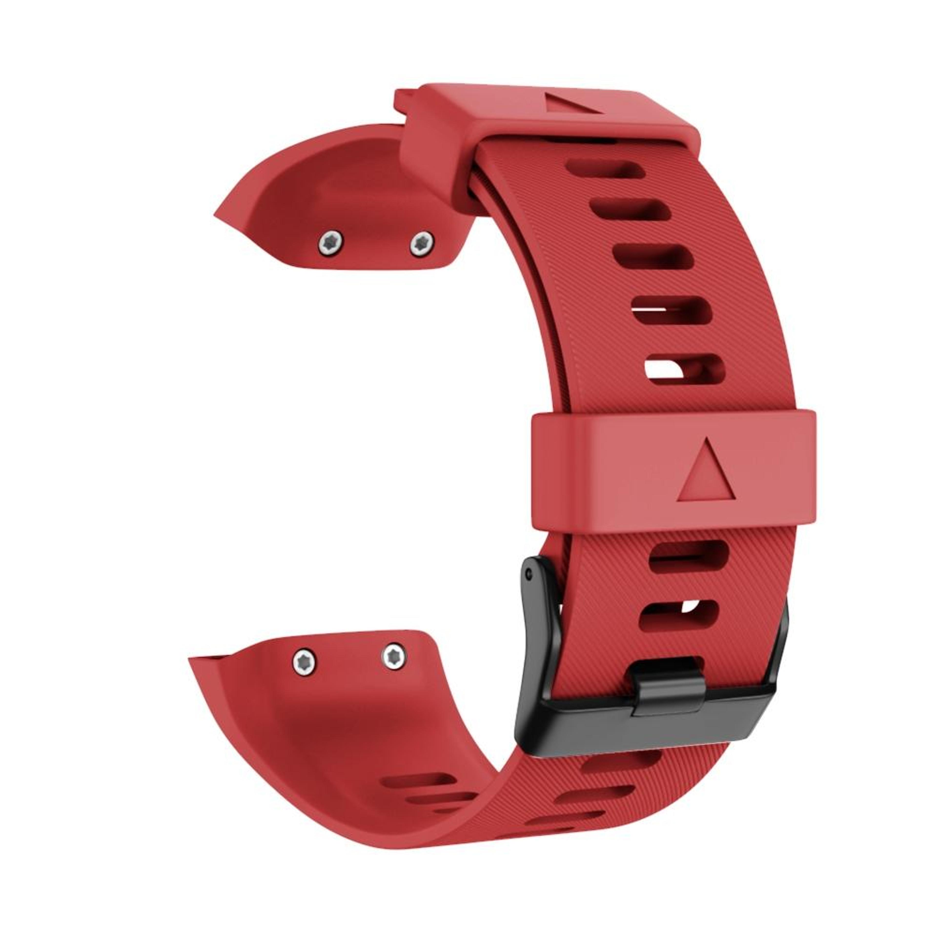 garmin forerunner 35 silicone watch band soft replacement strap with black buckle