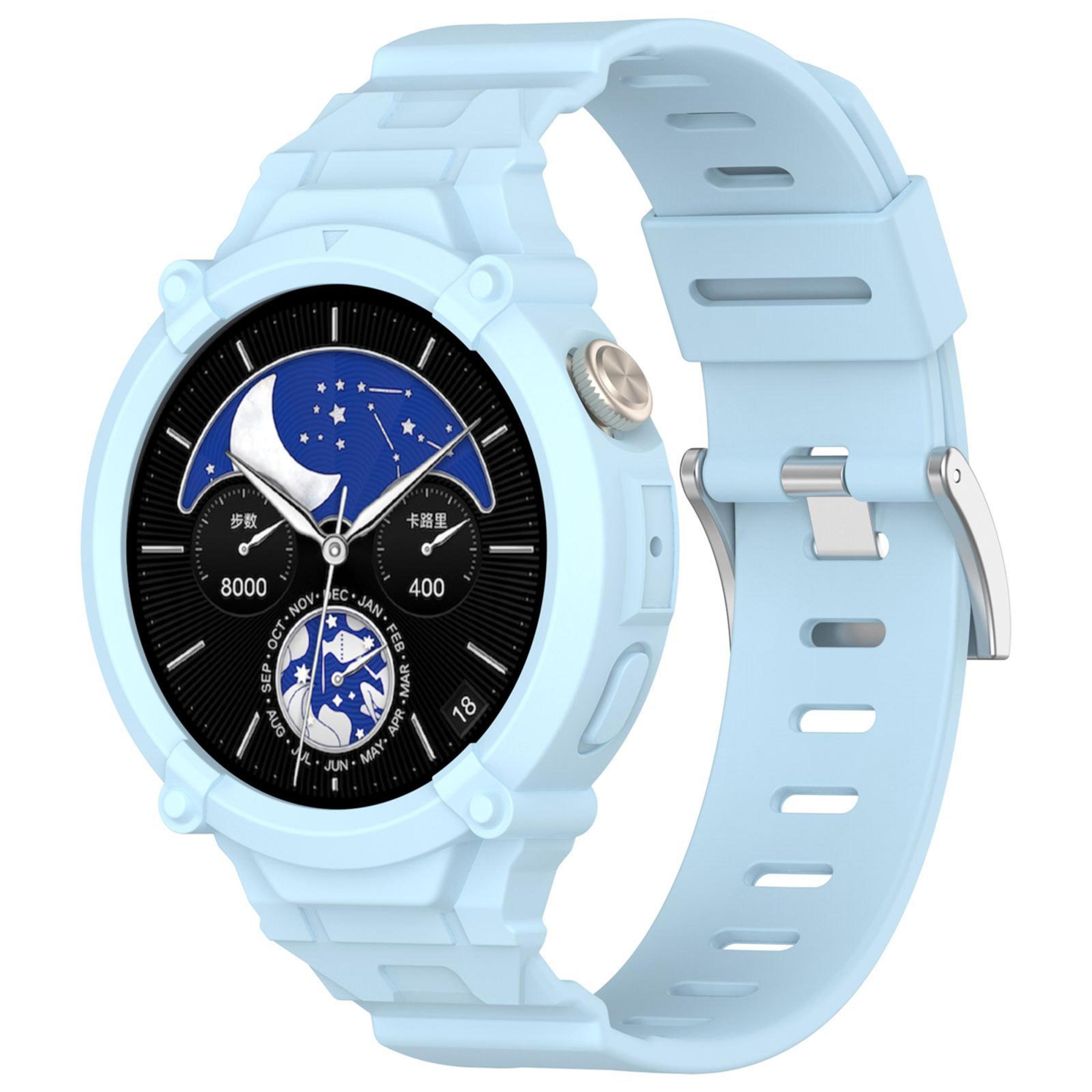 vivo watch 5 watch 3 silicone watch band with integrated watch case protective strap