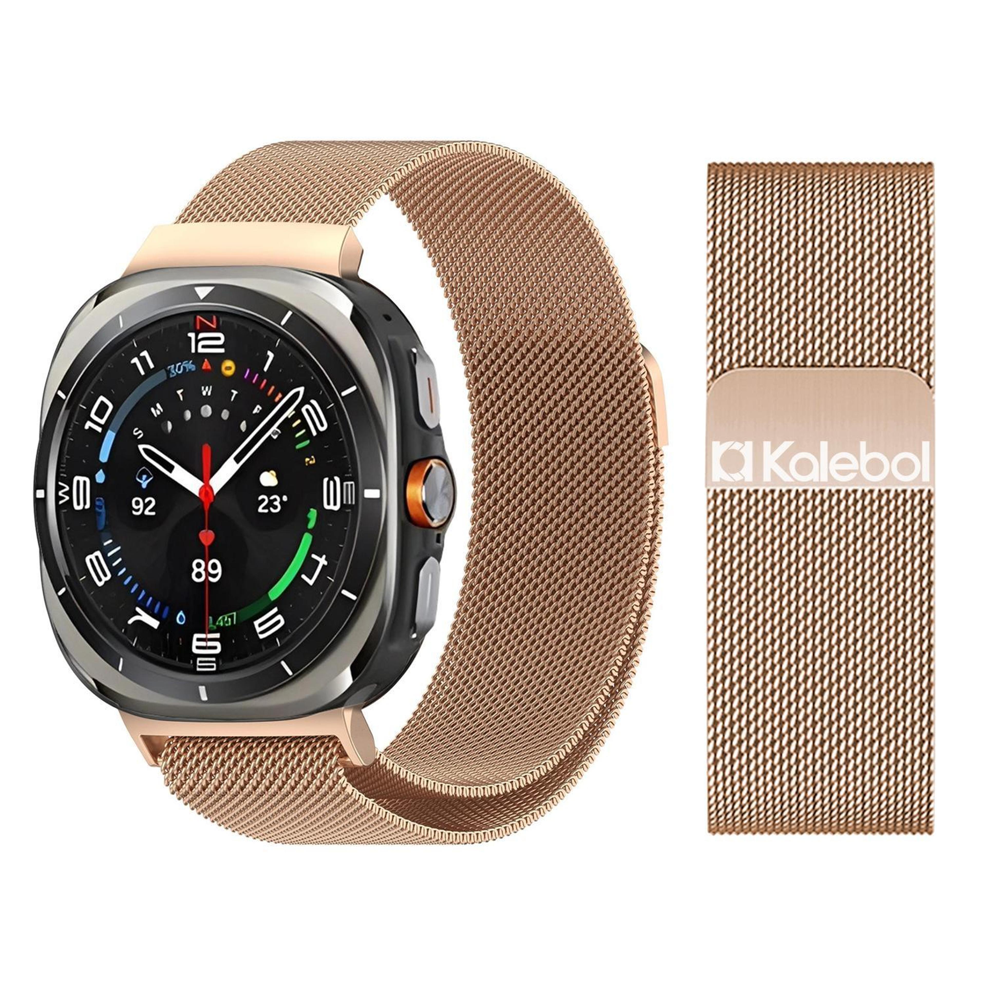 kalebol milan magnetic samsung galaxy watch ultra band stainless steel strap for galaxy watch ultra 47mm ultra