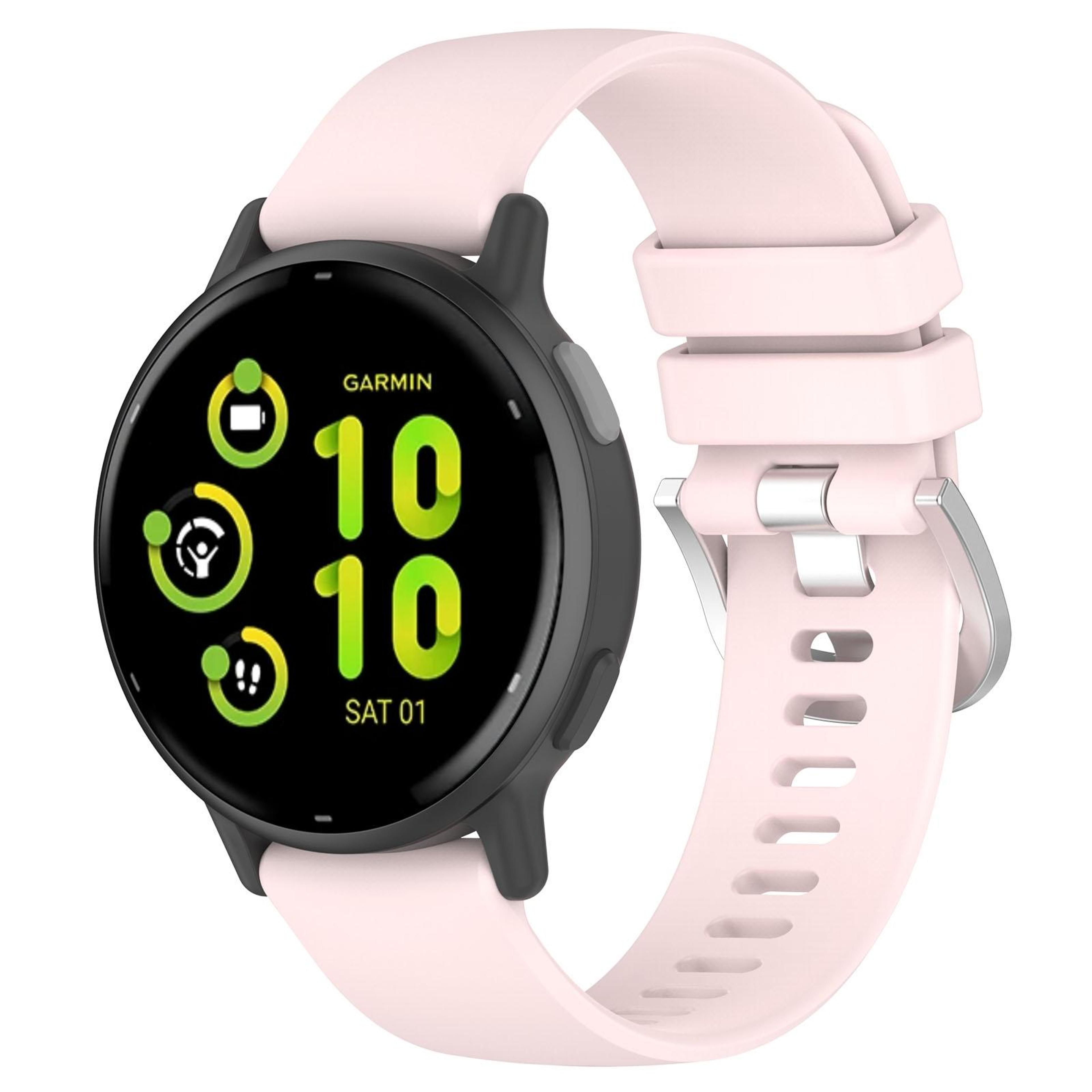 garmin vivoactive 5 active 5 silicone watch band 20mm soft adjustable replacement strap