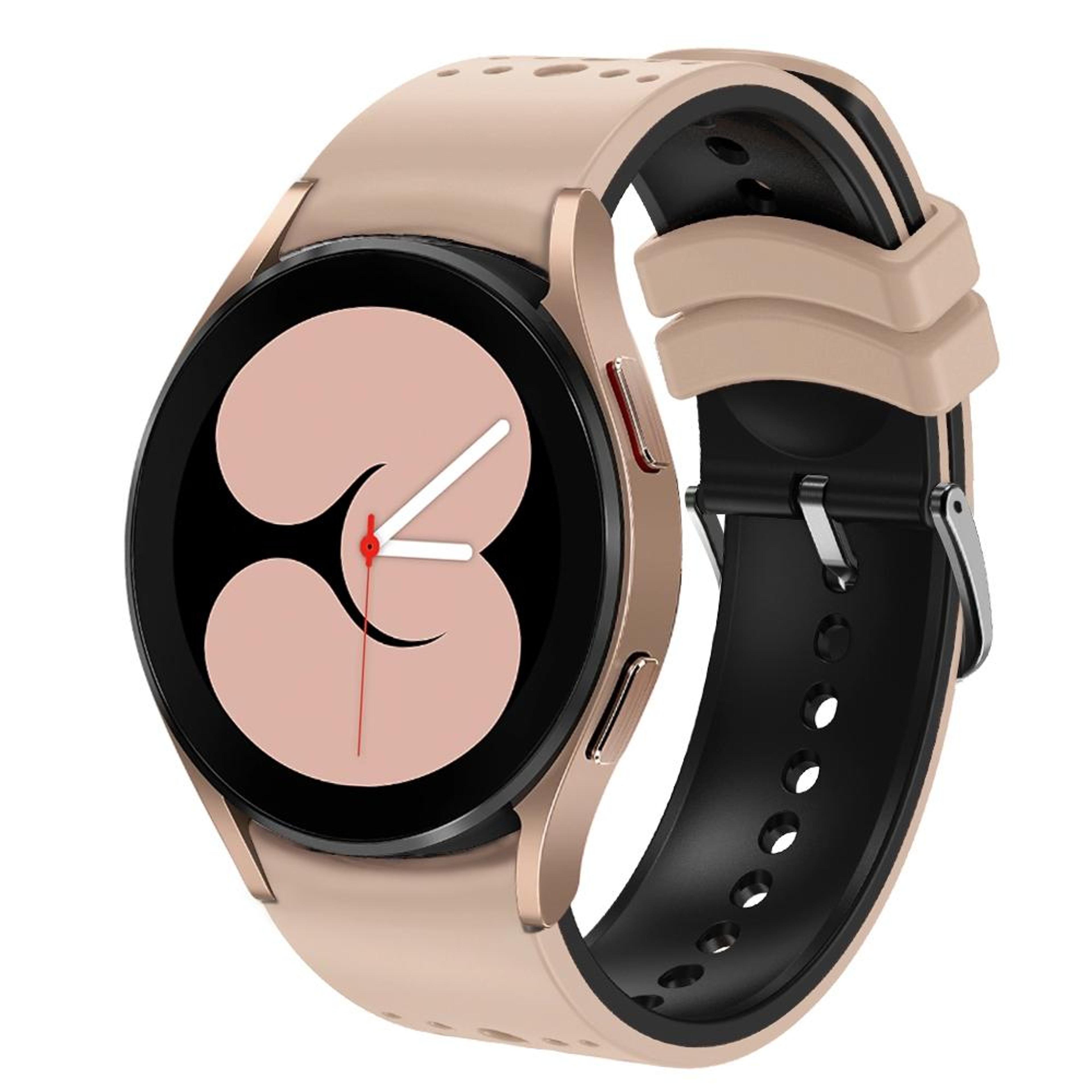 samsung galaxy watch 6 silicone watch band two color waterproof replacement strap
