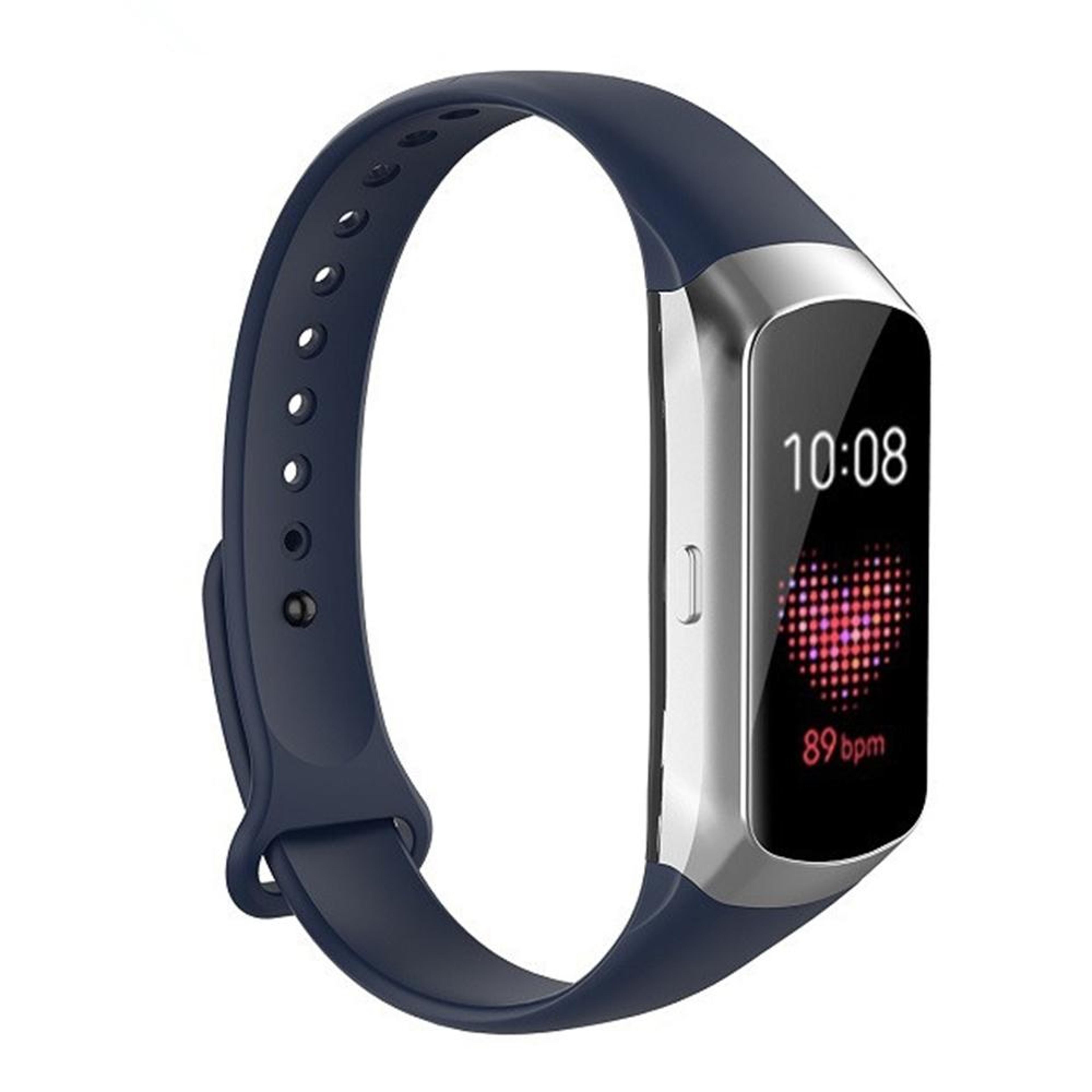 samsung galaxy fit sm r370 silicone watch band soft adjustable replacement strap with glossy button