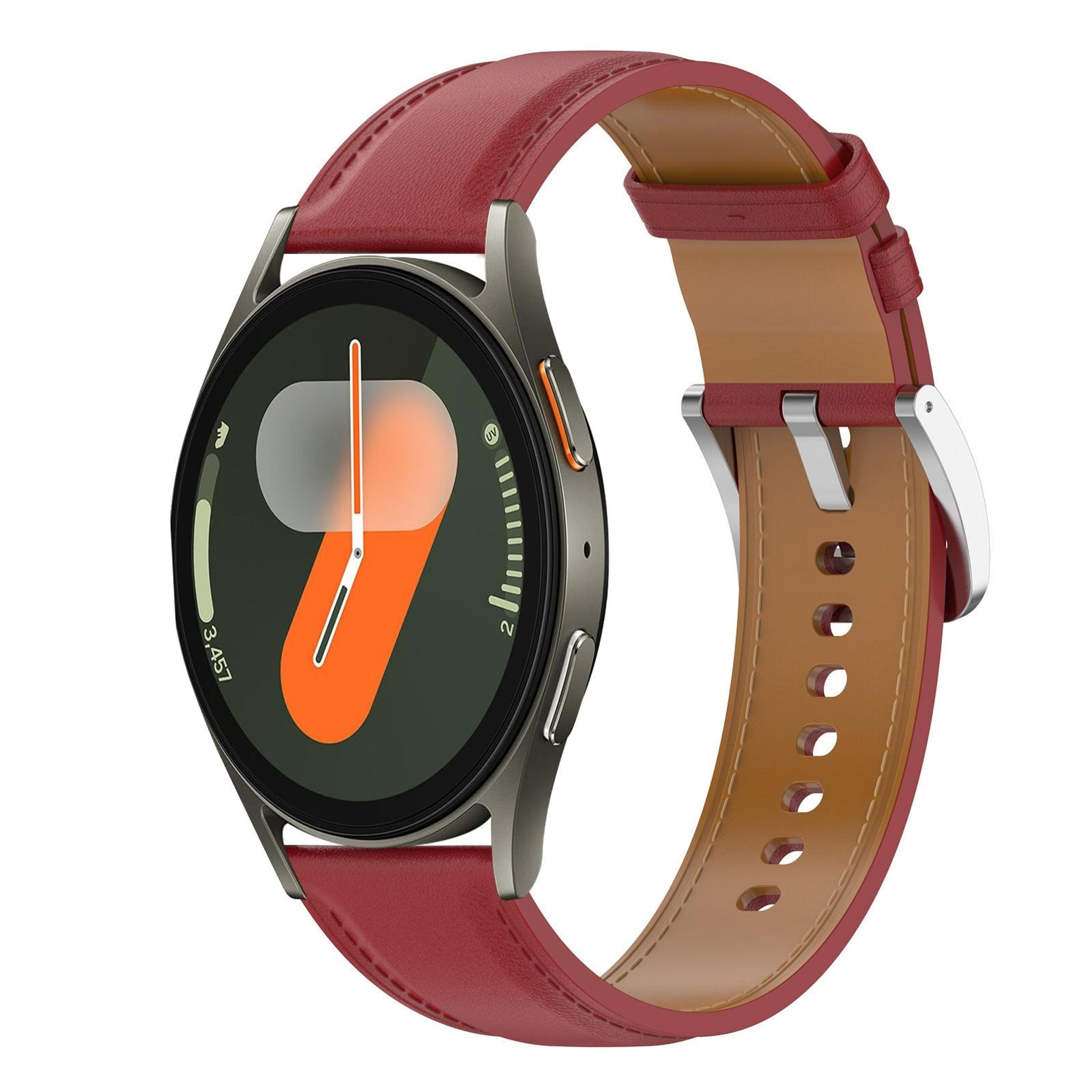 samsung galaxy watch 7 genuine leather watch band quick release replacement strap