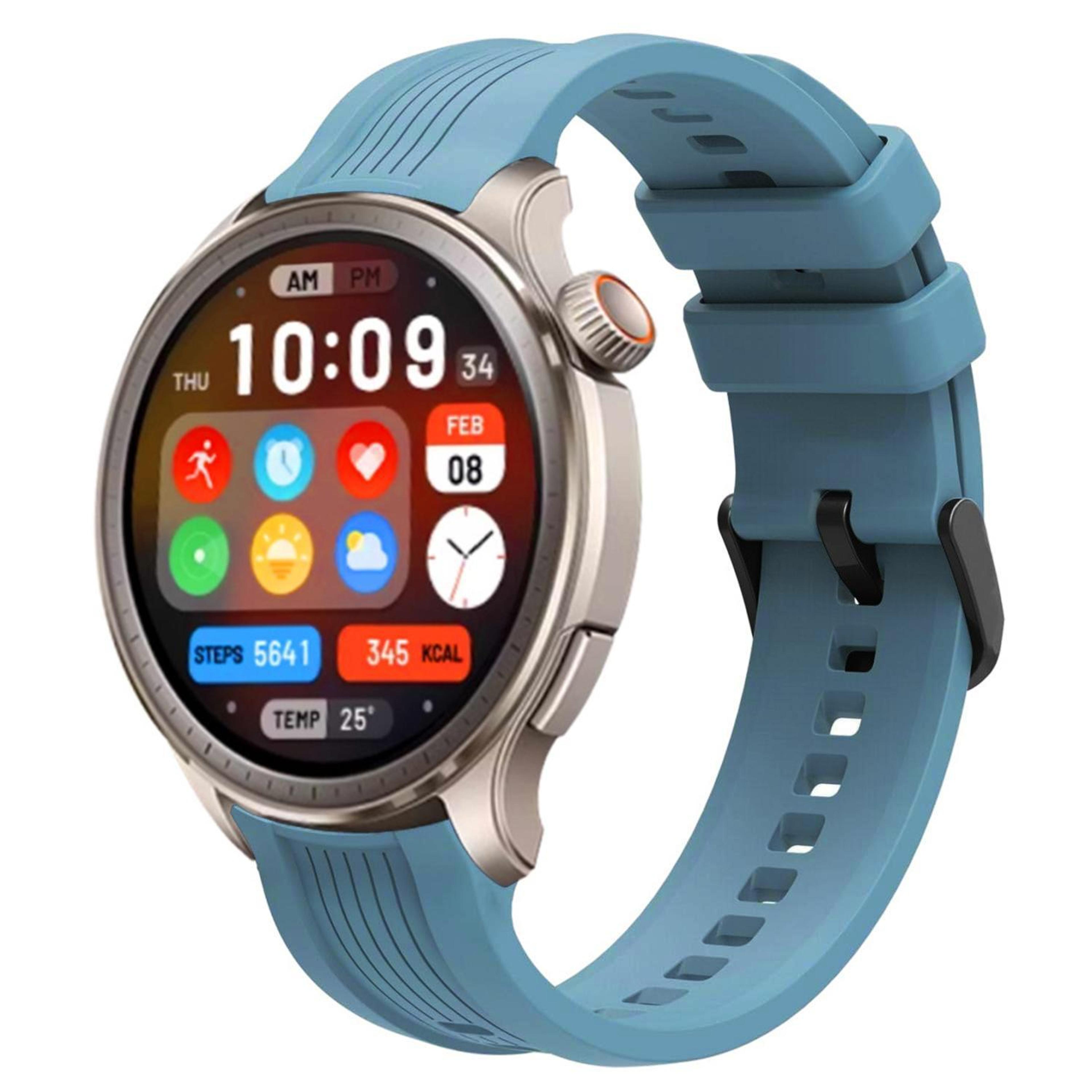 amazfit balance silicone watch band with black buckle soft adjustable replacement strap