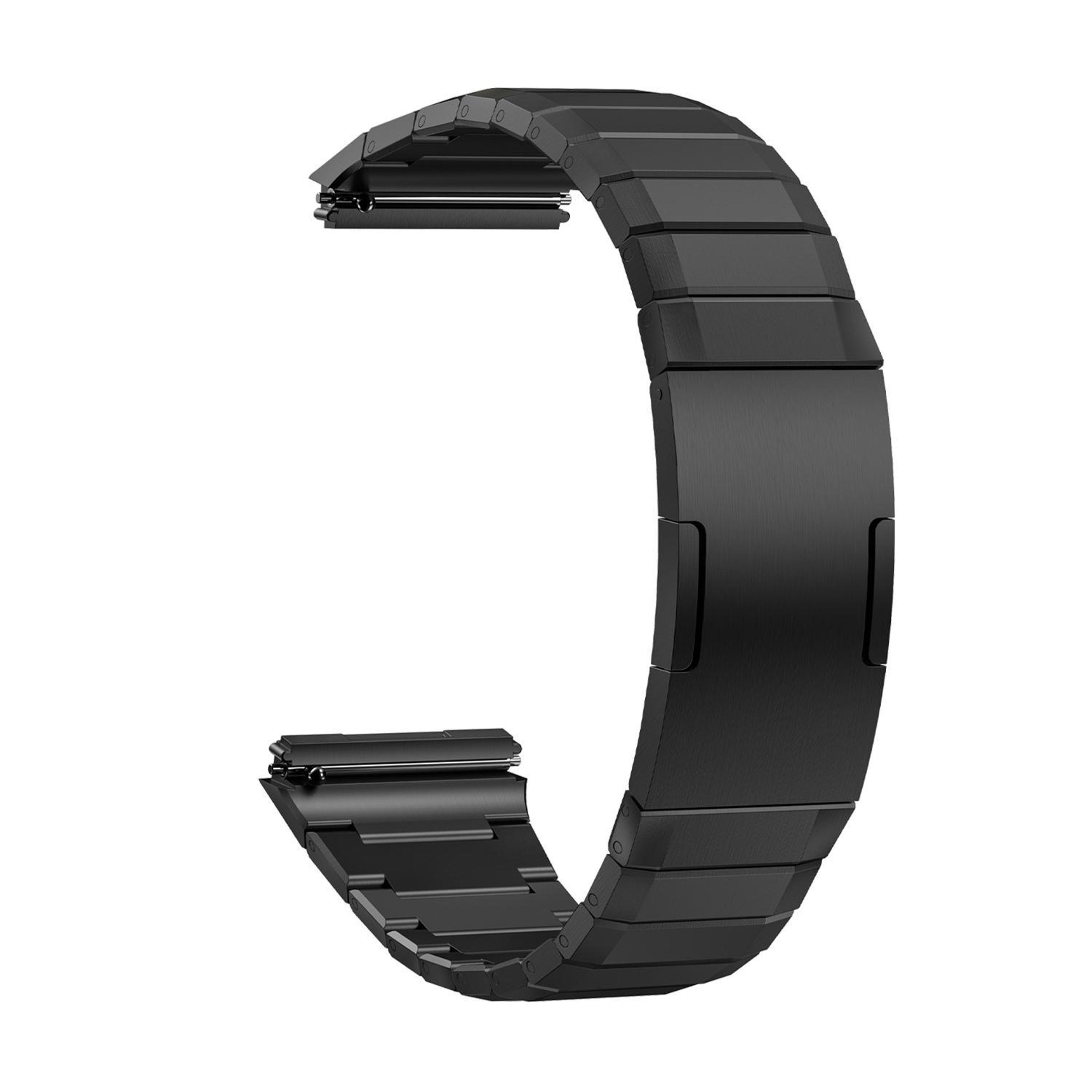 huawei watch 4 pro titanium watch band bamboo joint metal replacement strap with hw buckle