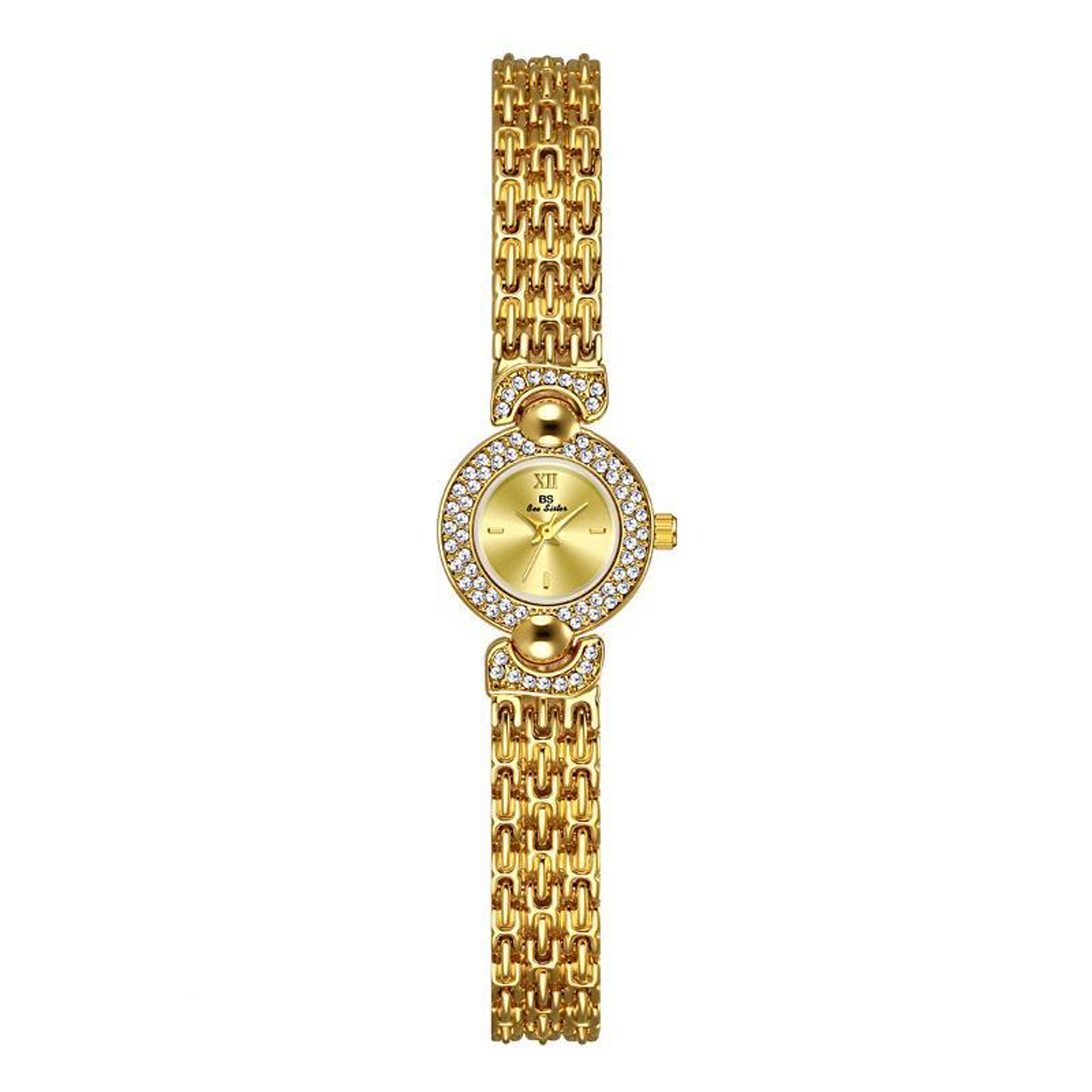 bs bee sister fa1841 vintage womens watch rhinestone bracelet watch elegant quartz dress watch