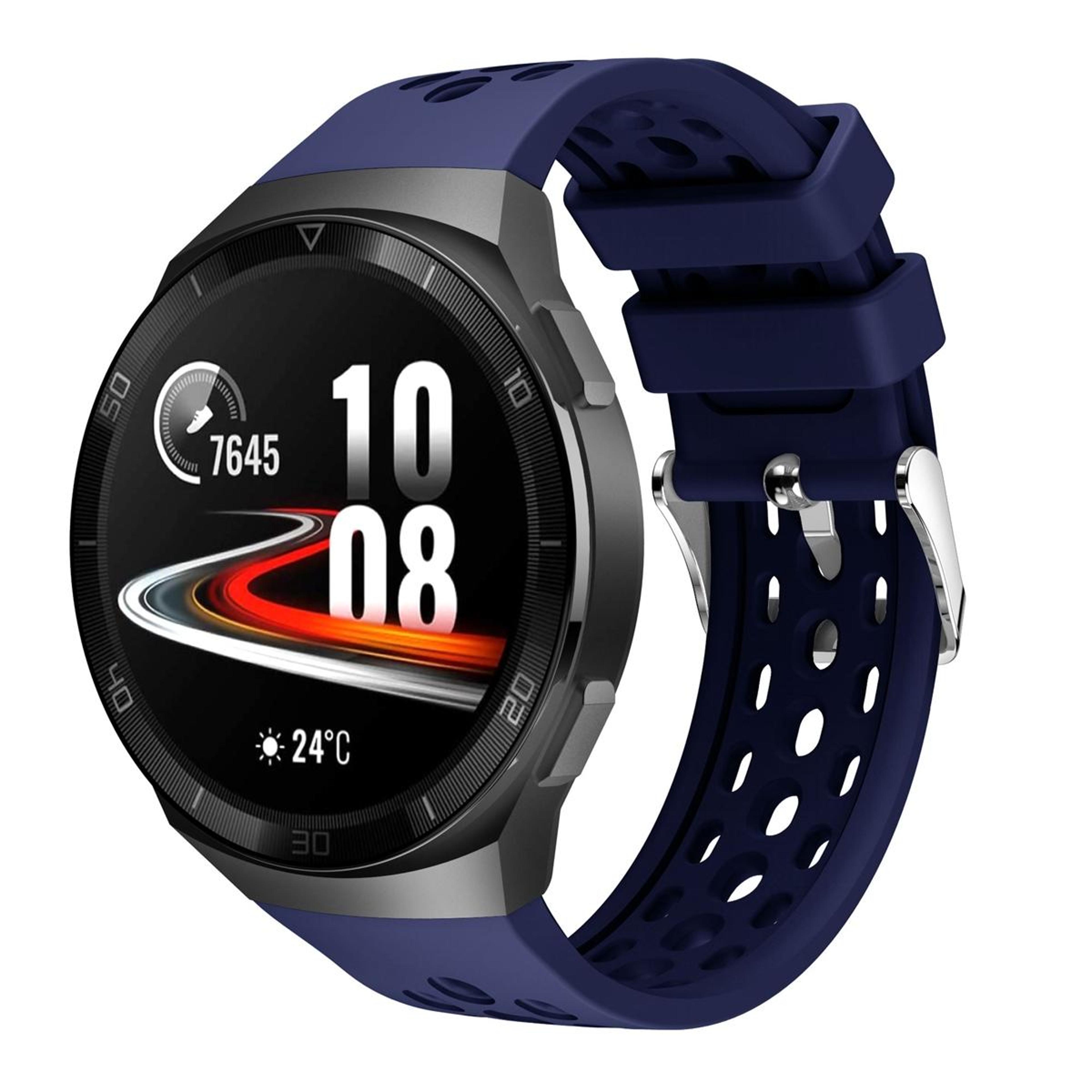 huawei watch gt 2e silicone watch band soft adjustable replacement strap with round hole design