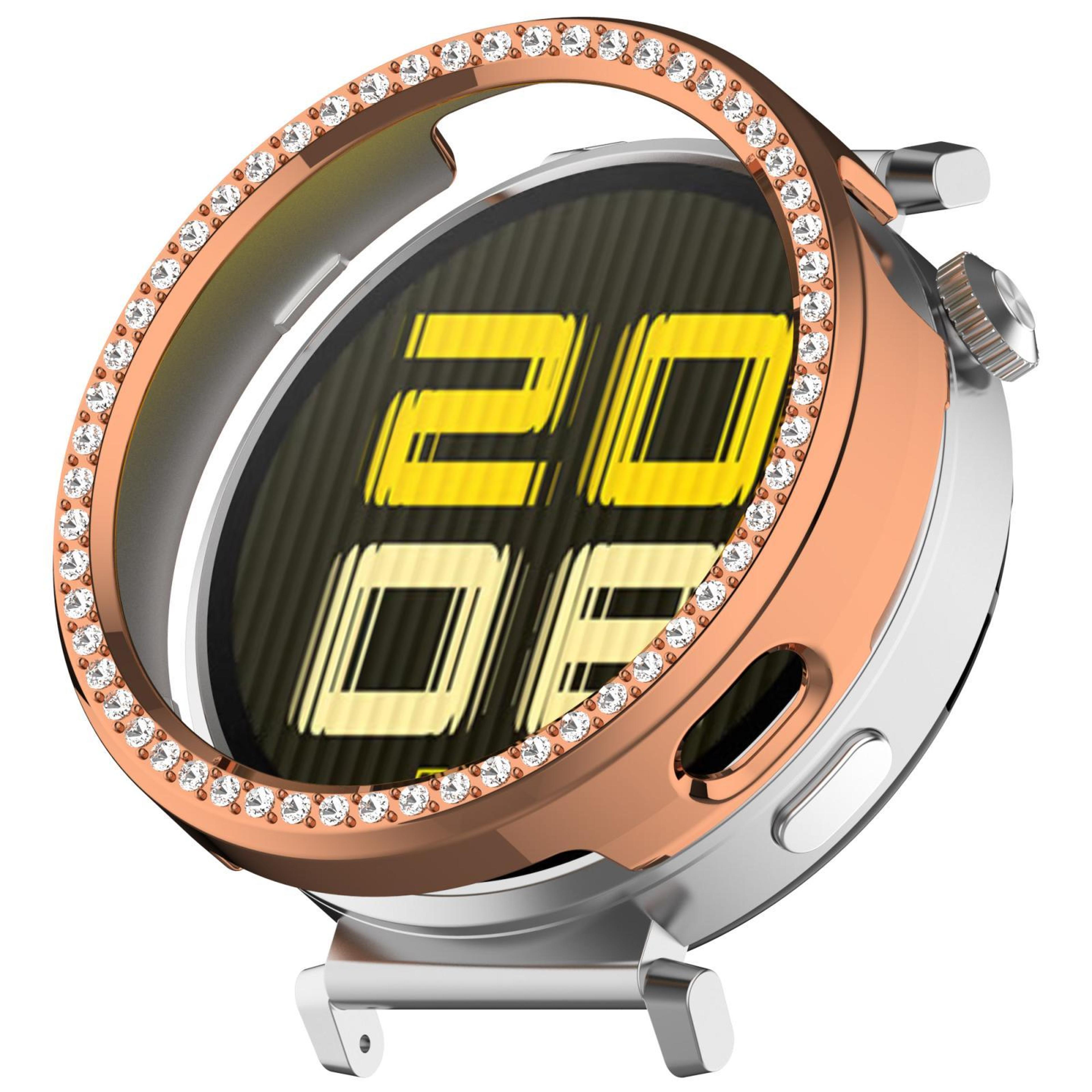 huawei watch gt5 gt4 41mm protective case diamond pc hollow bumper cover
