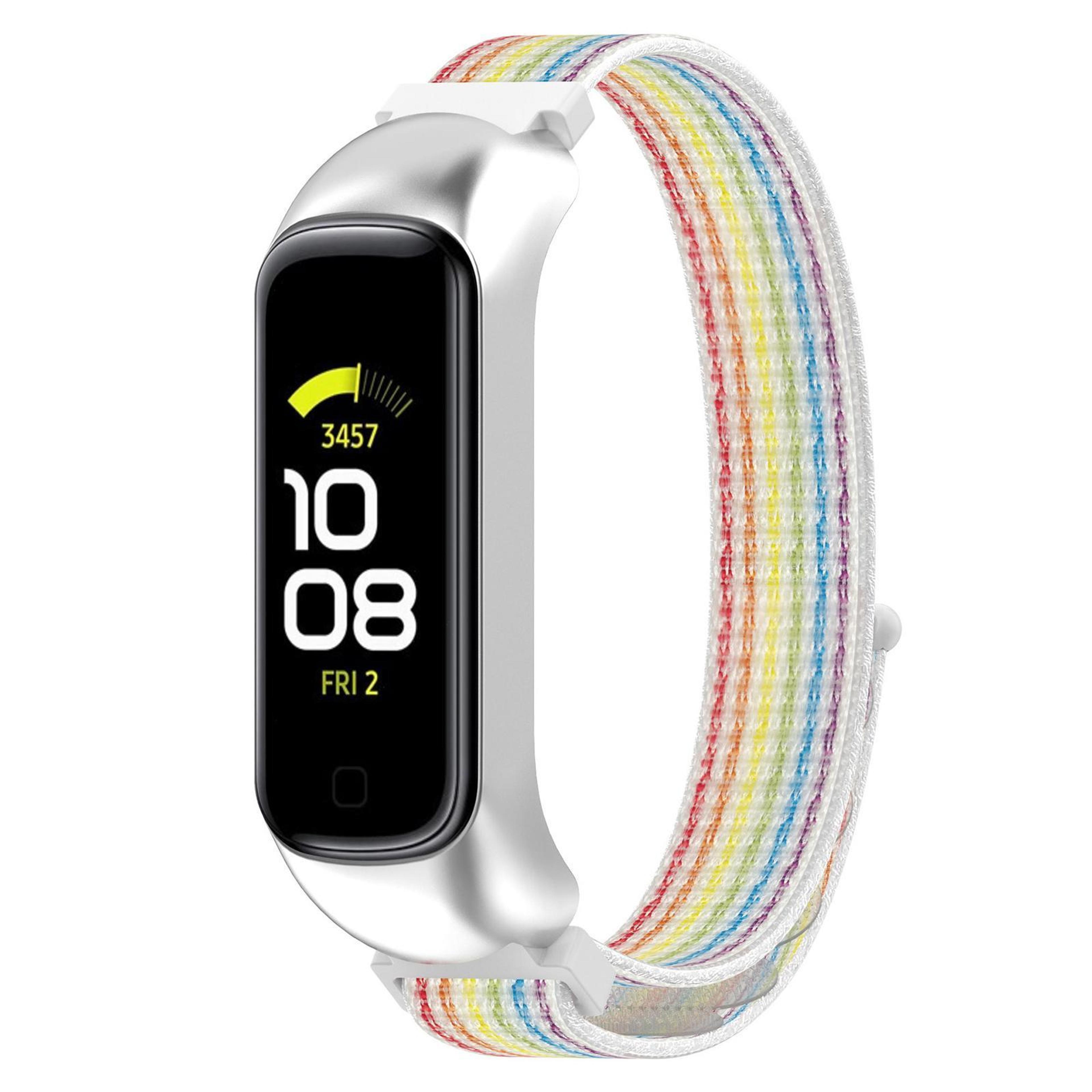 samsung galaxy fit 2 nylon loop watch band adjustable soft replacement strap